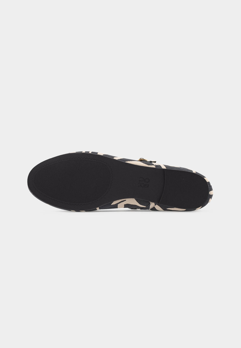 TYLIA - Ankle strap ballet pumps - multi-coloured/black/white
