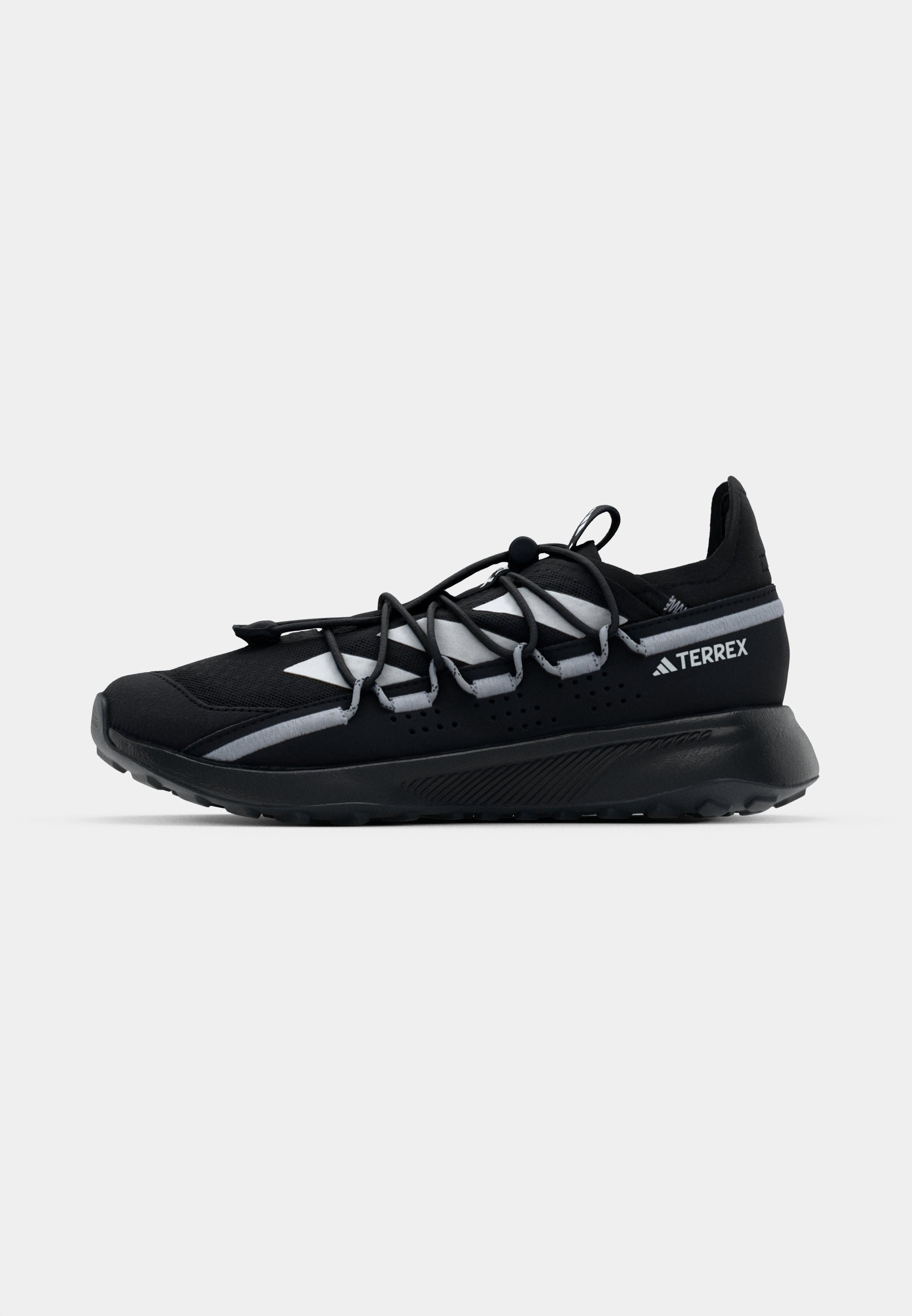 VOYAGER 21 TRAVEL - Hiking shoes - core black chalk white grey two