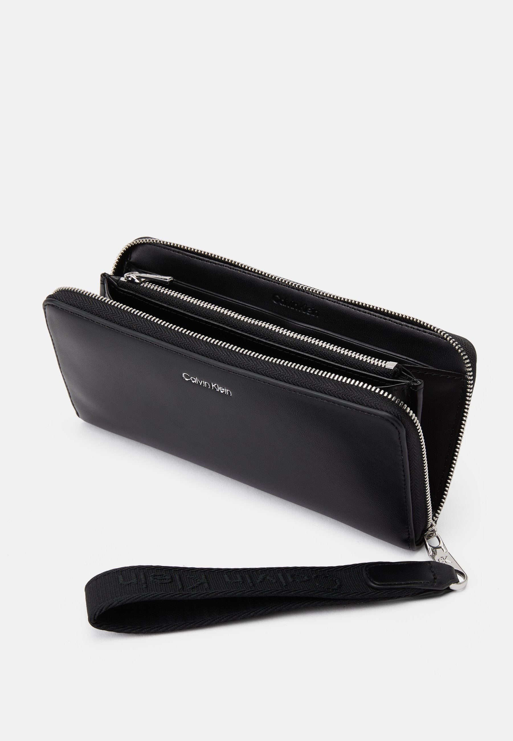 STRAP LONG ZIP AROUND - Wallet - black