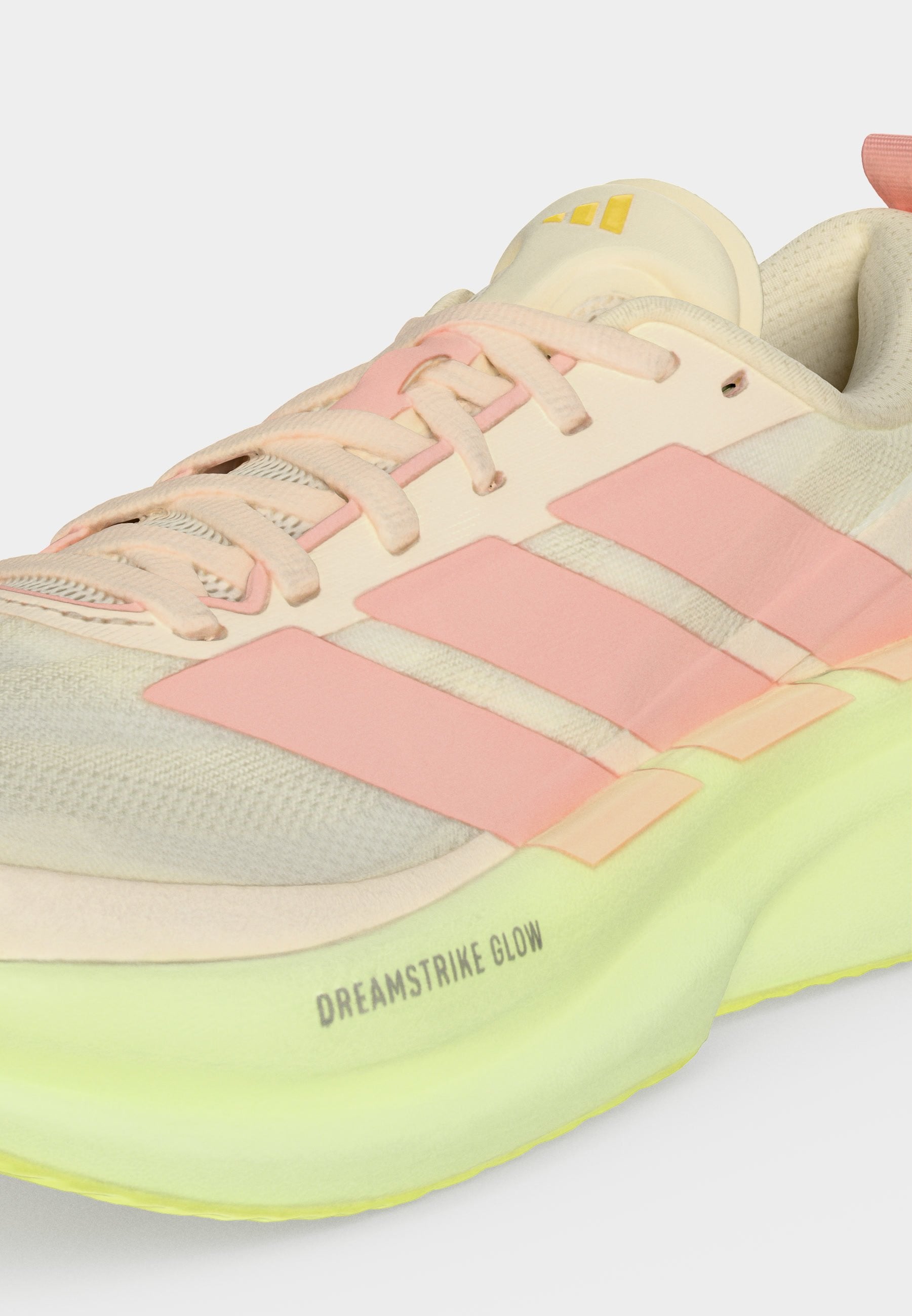 SUPERNOVA GLIDE W - Road running shoes - white/vapour pink/ivory