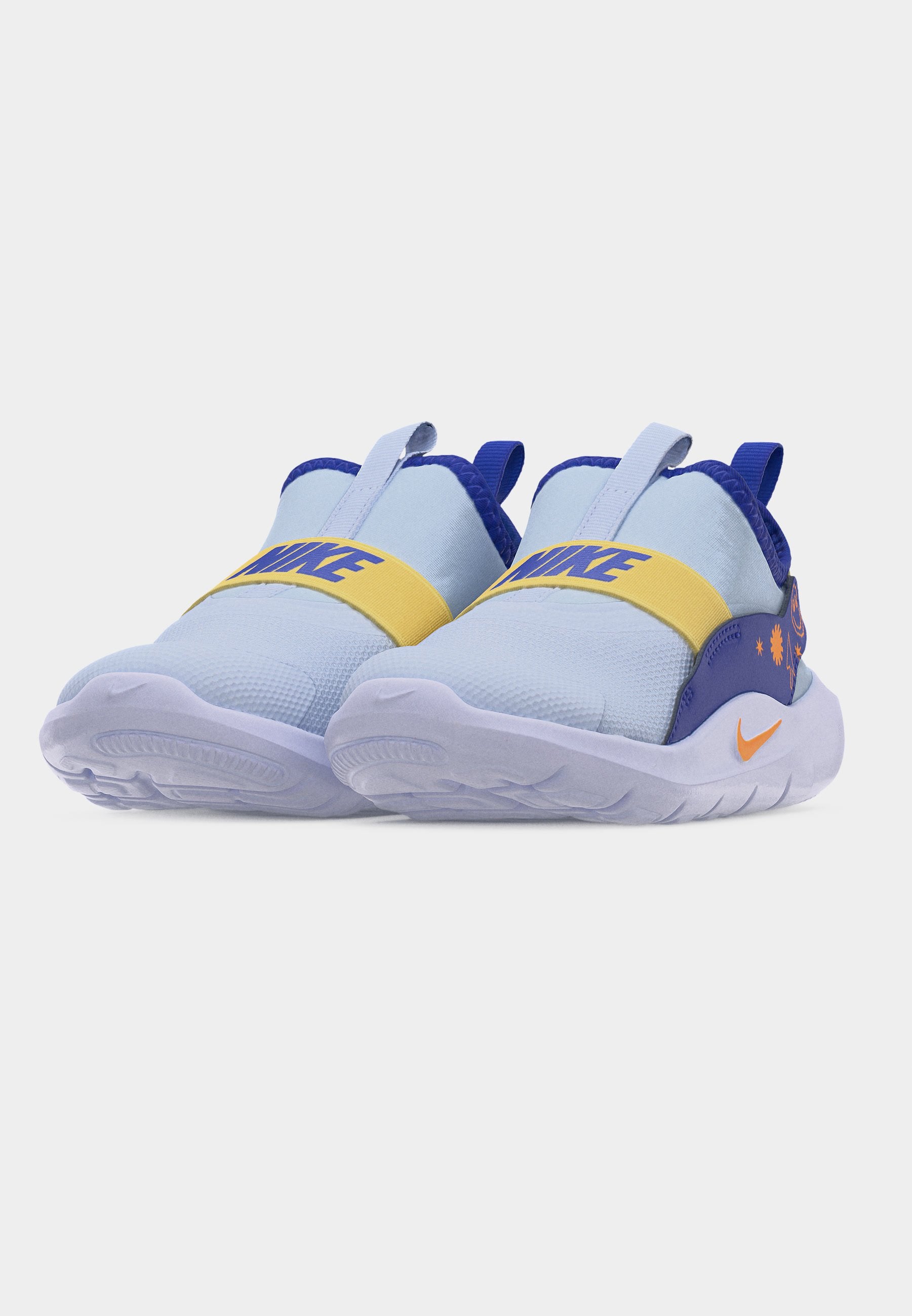 FLEX RUNNER 4 SE UNISEX - Yol koşu ayakkabısı - football grey/laser orange/lapis/soft yellow/white