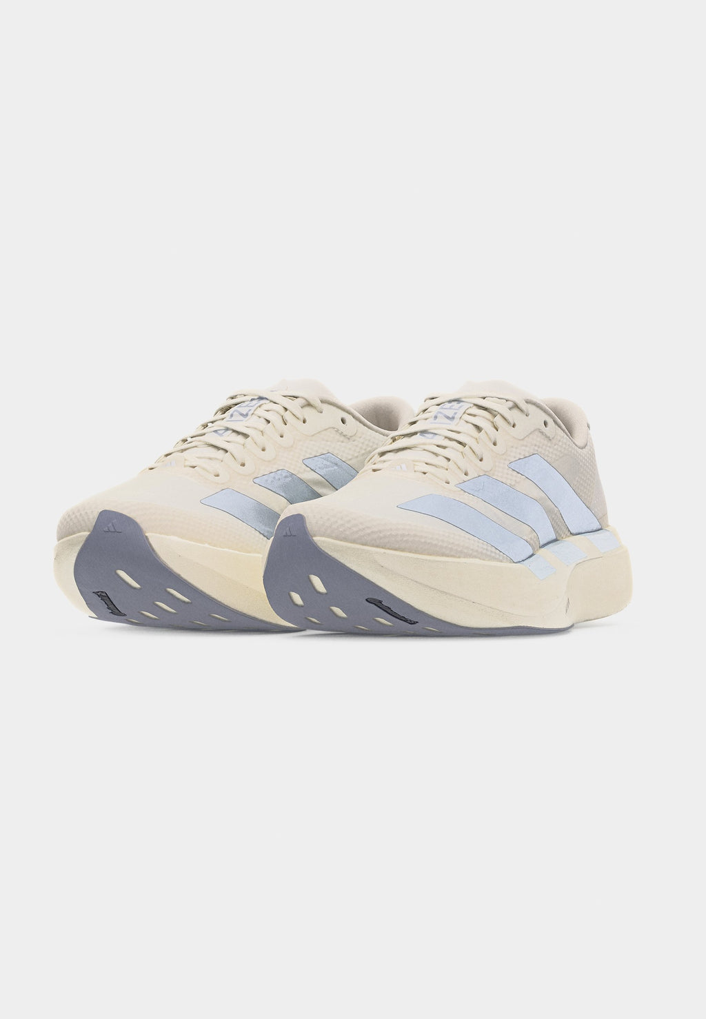 ADIZERO EVO SL WOVEN W - Road running shoes - core white/halo silver-coloured