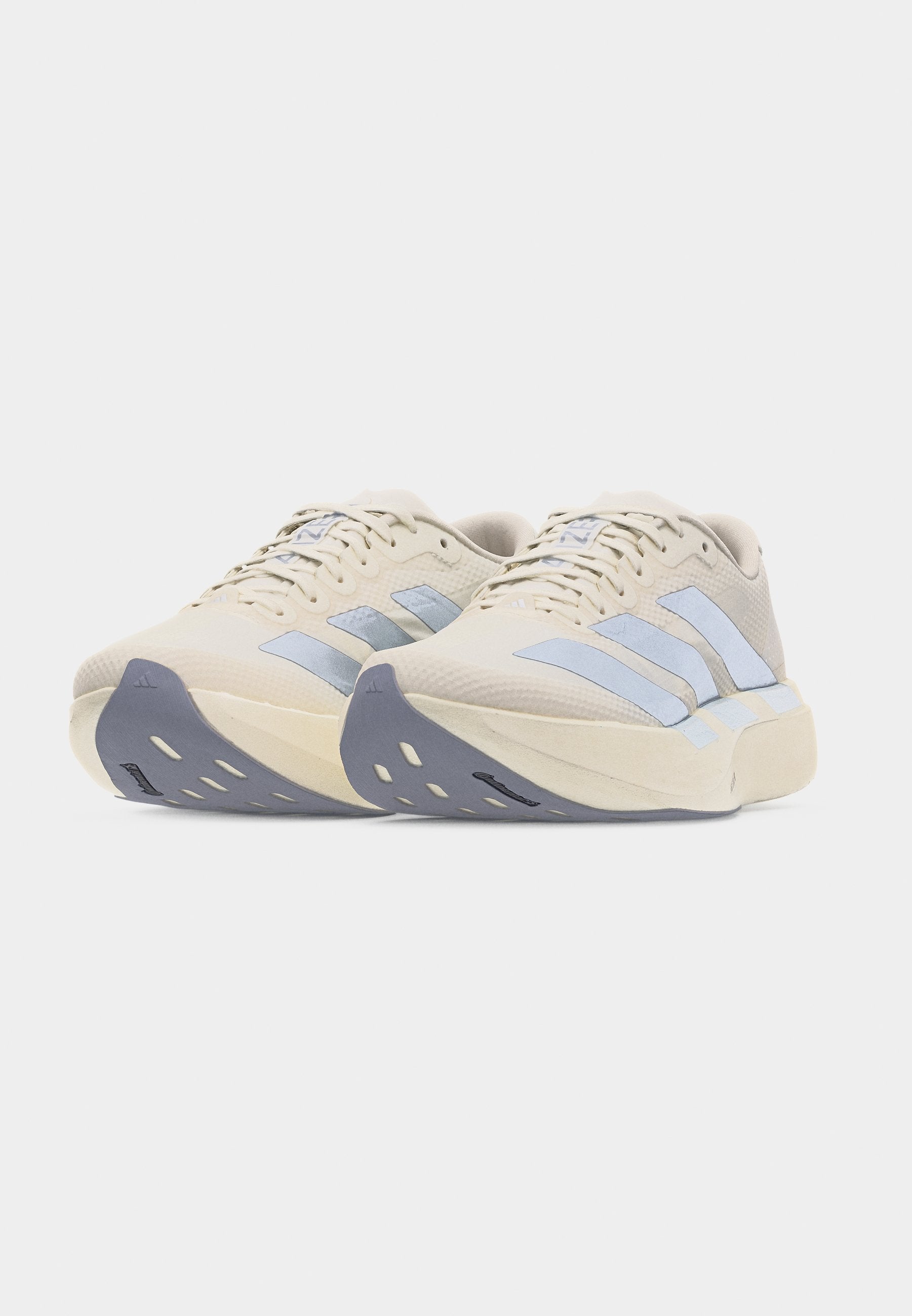 ADIZERO EVO SL WOVEN W - Road running shoes - core white/halo silver-coloured
