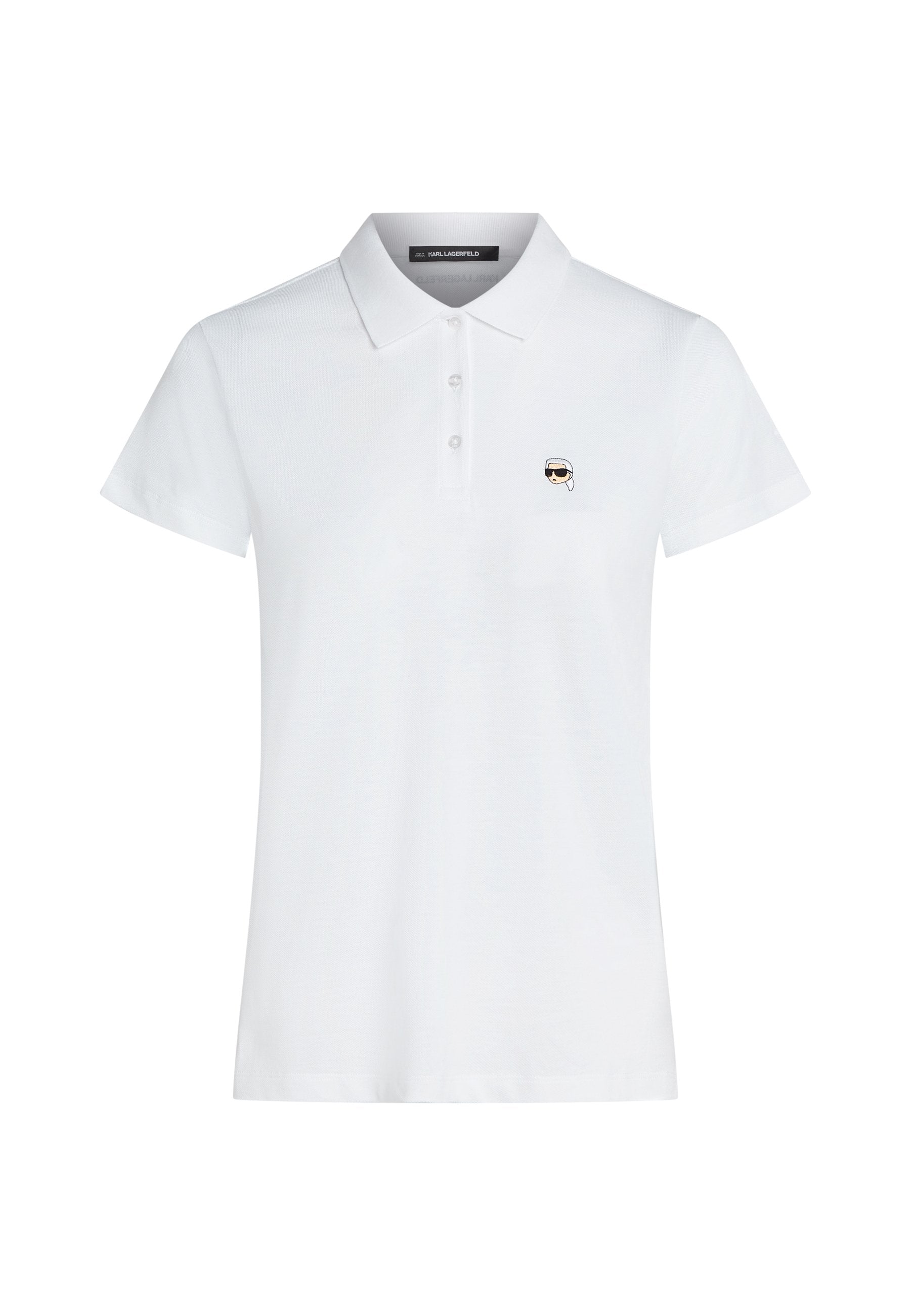 IKON PIQUE POLO - Polo shirt - white
