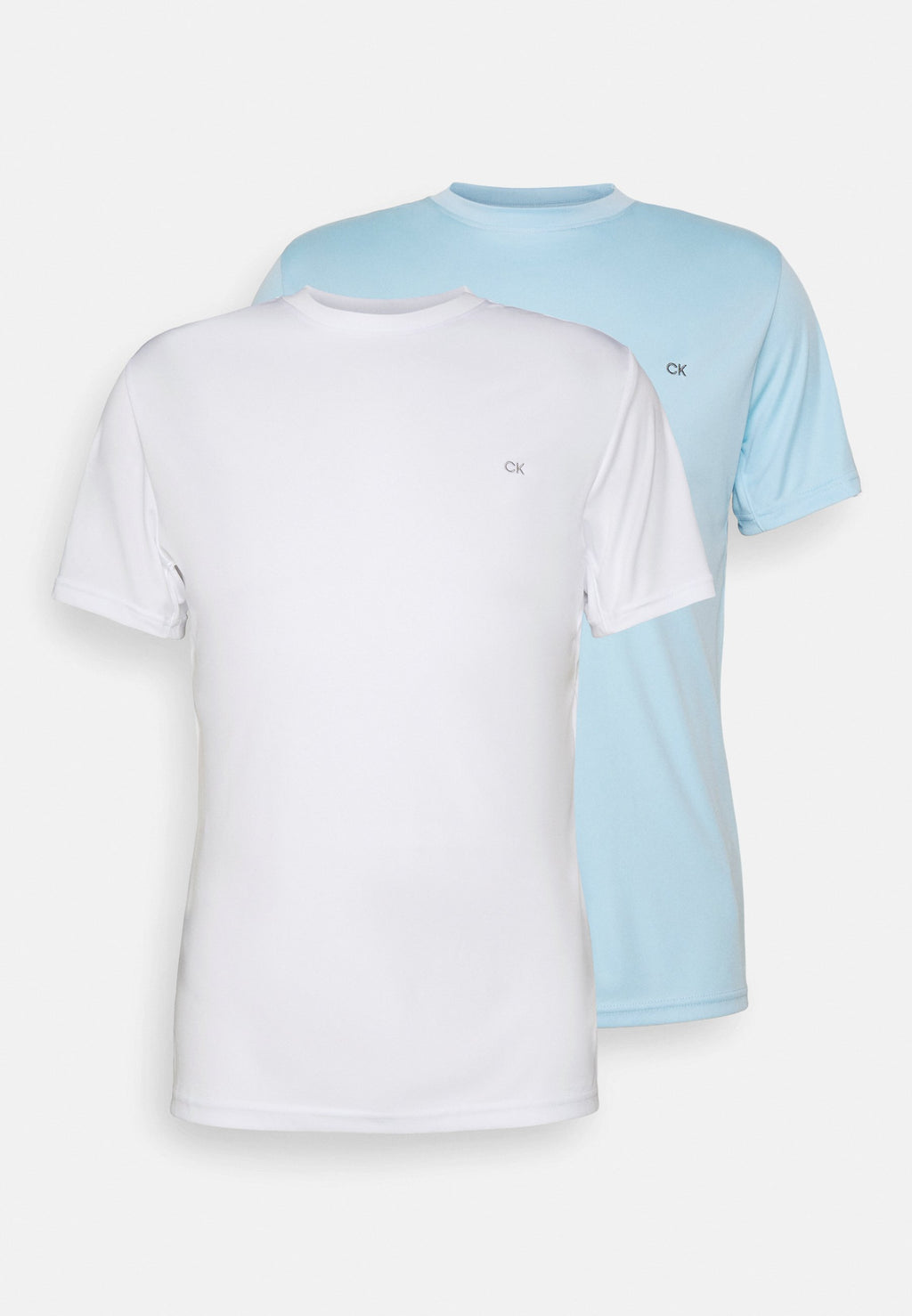 TEE CLASSIC 2 PACK - Sports T-shirt - white/air blue