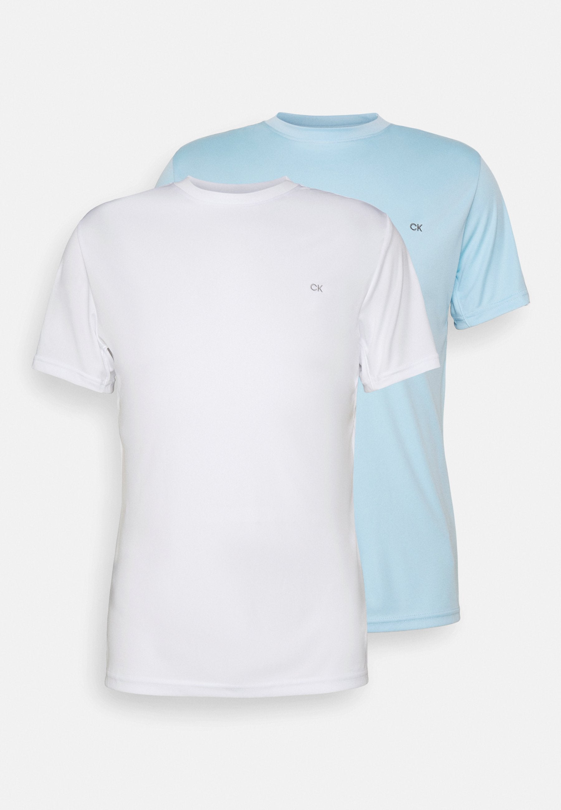 TEE CLASSIC 2 PACK - Sports T-shirt - white/air blue