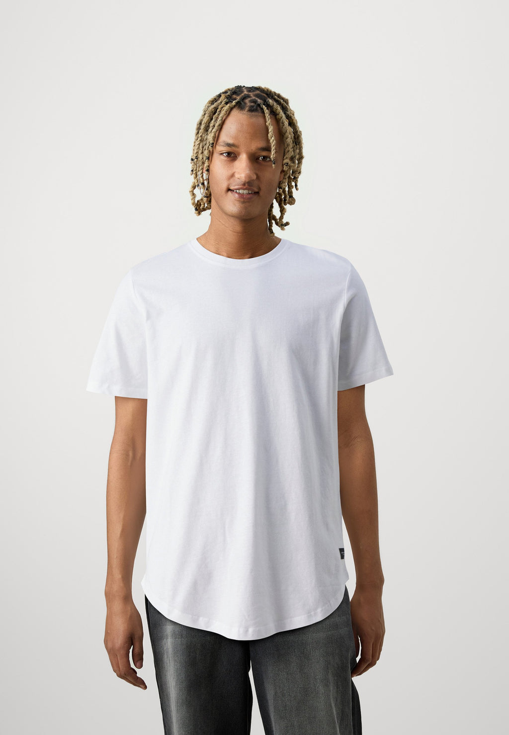JJENOA TEE CREW NECK 7 PACK - Basic T-shirt - white/black