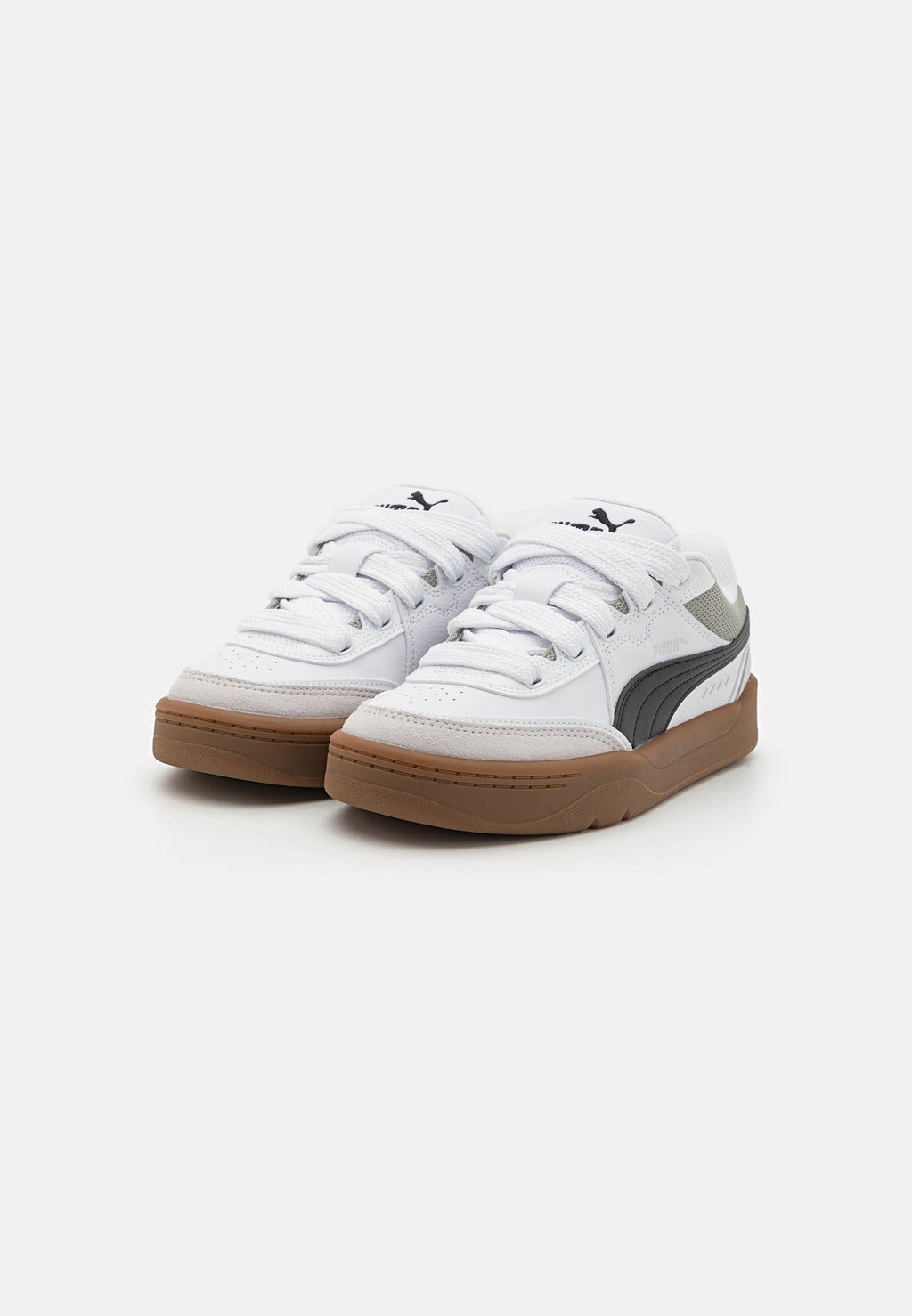 PARK LIFESTYLE UNISEXE - Chaussures de skate - blanc/noir/gris plume