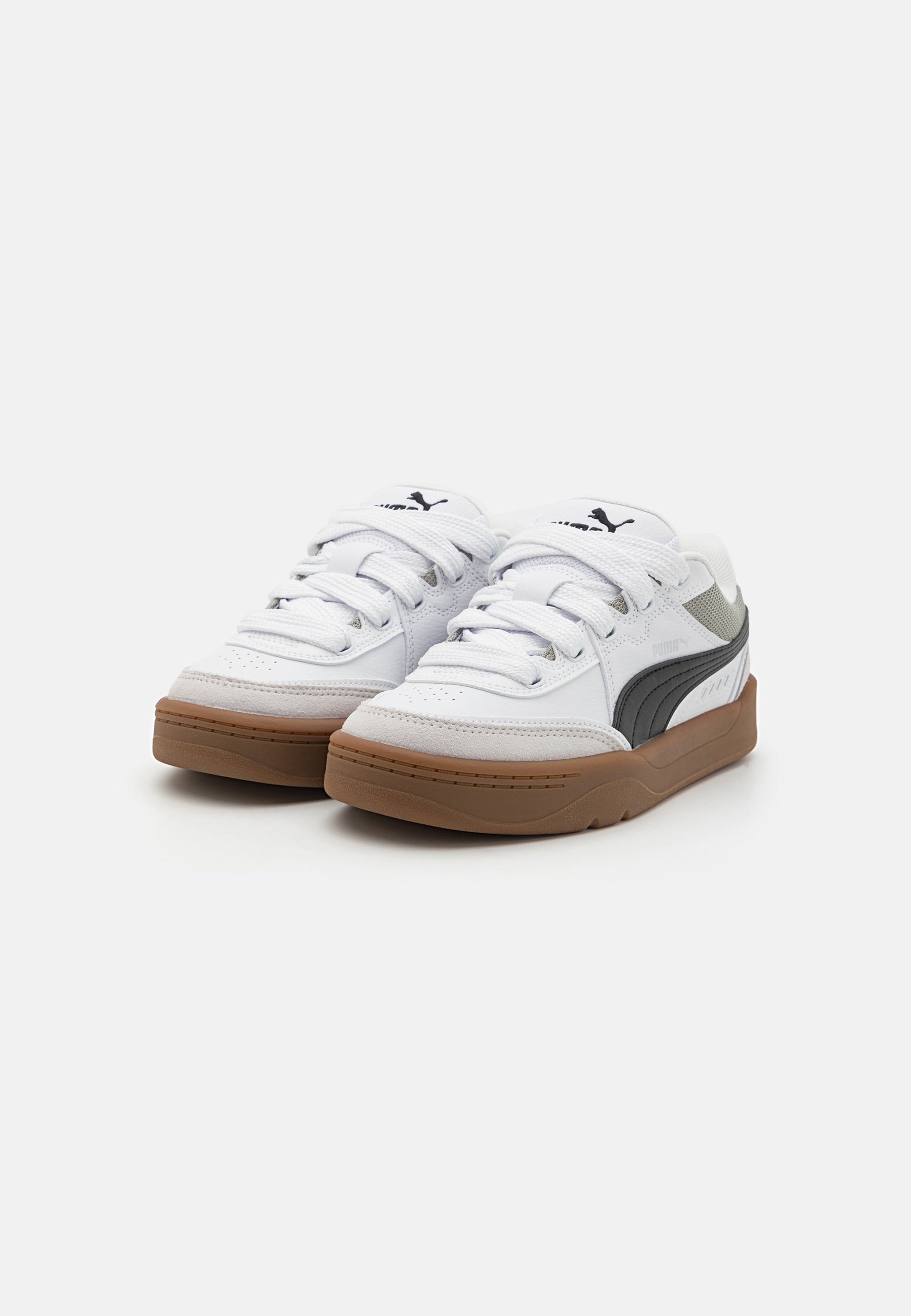 PARK LIFESTYLE UNISEXE - Chaussures de skate - blanc/noir/gris plume