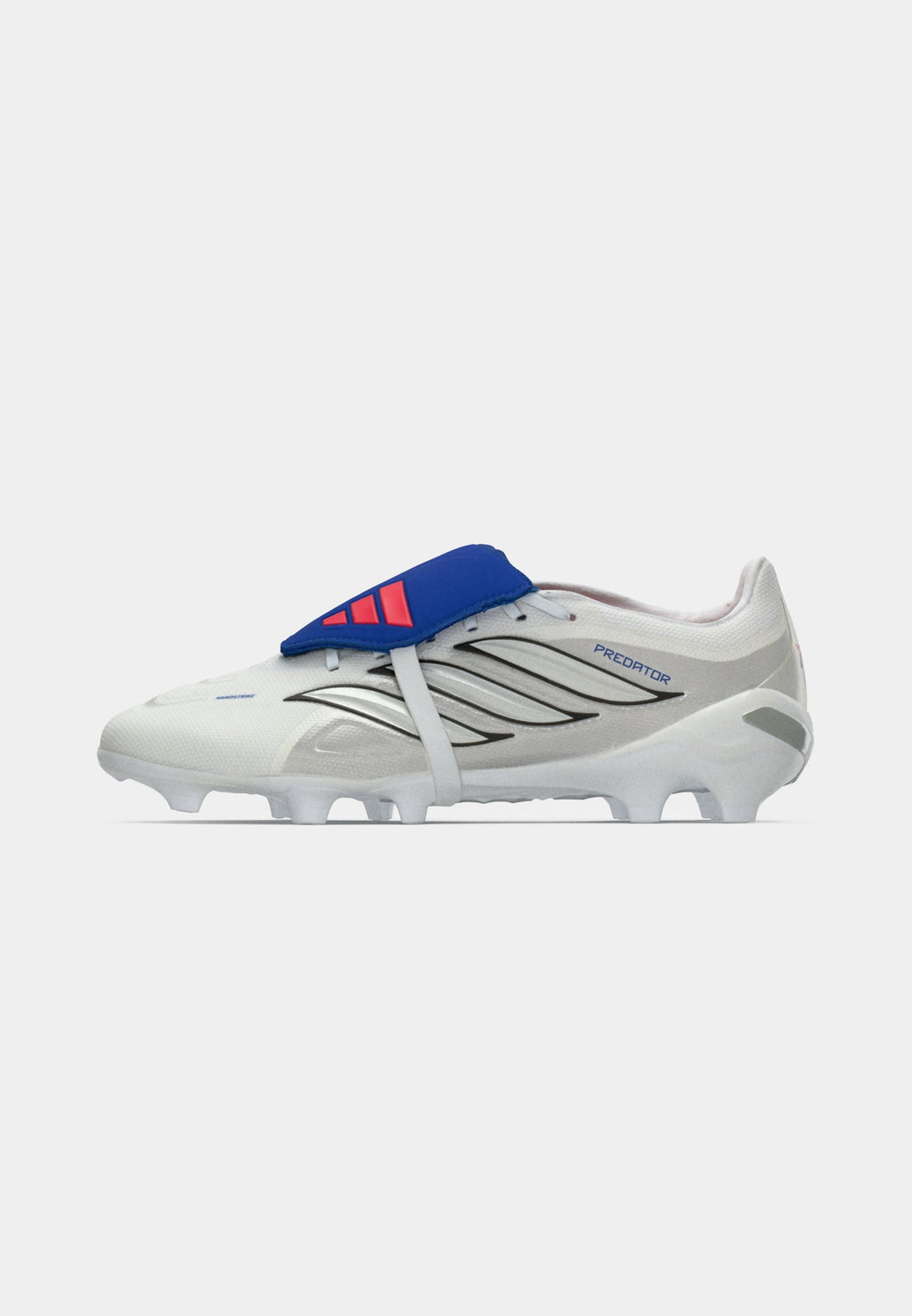 PREDATOR LİG KATLANIR DİL - Sabit zemin futbol ayakkabısı - footwear white/metallic/team royal blue