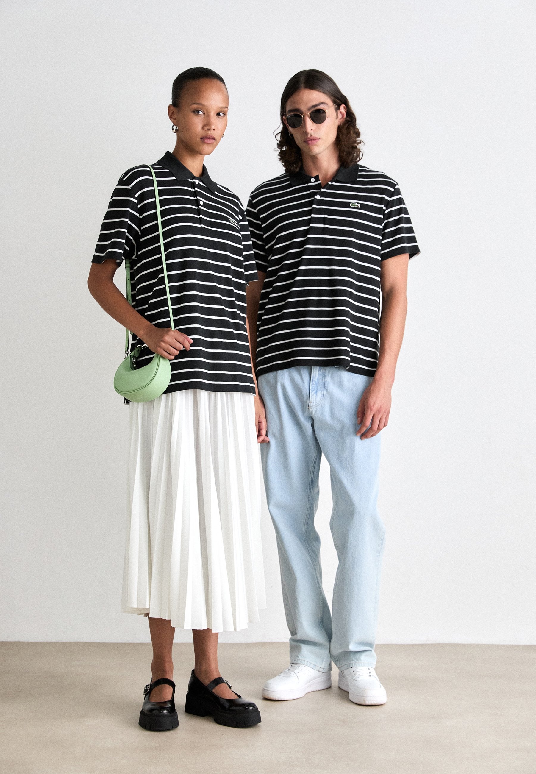 UNISEX - Polo tişört - siyah/beyaz