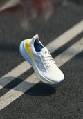 ULTRABOOST 5X - Road running shoes - footwear white/glow blue/yellow