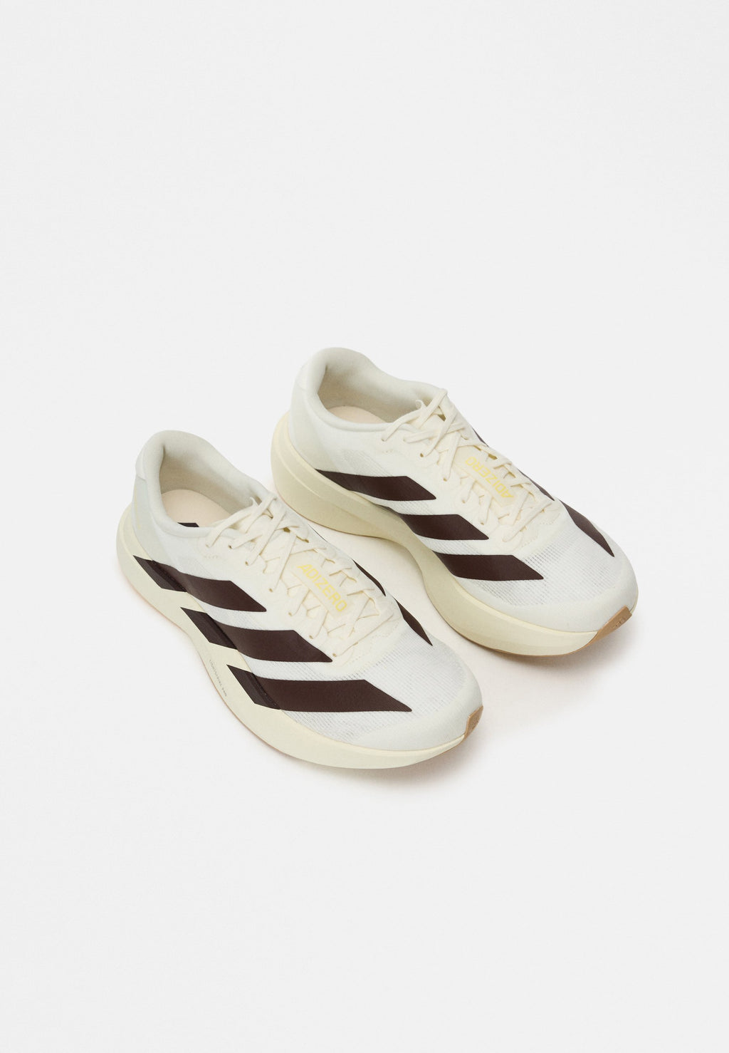 ADIZERO EVO SL M - Trainers - off white/shadow brown/almost yellow