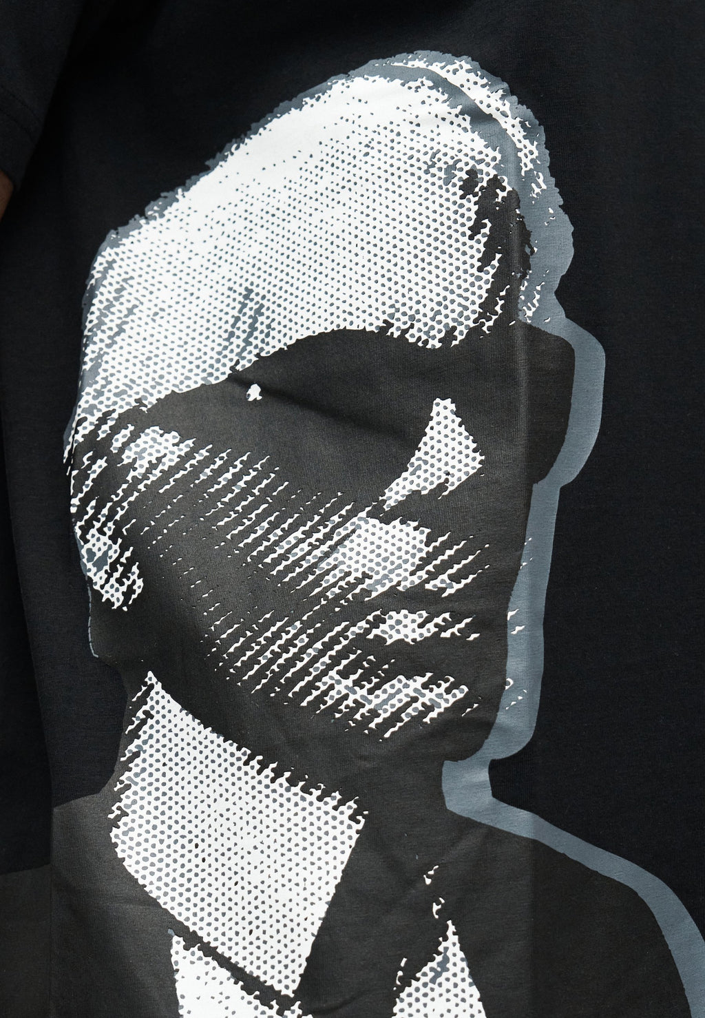 CREW NECK - Print T-shirt - black
