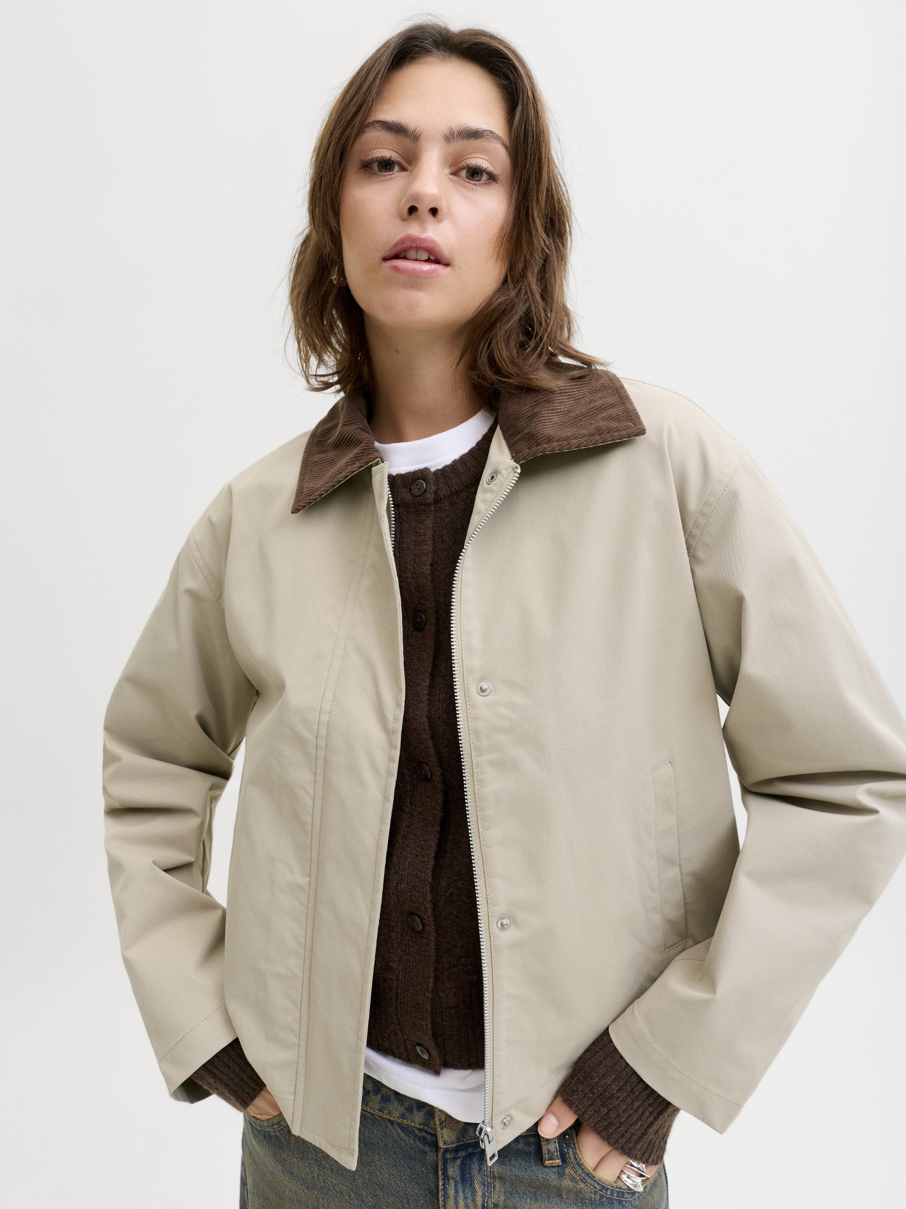 JXWILMA WORKER JACKET - Veste légère - crockery
