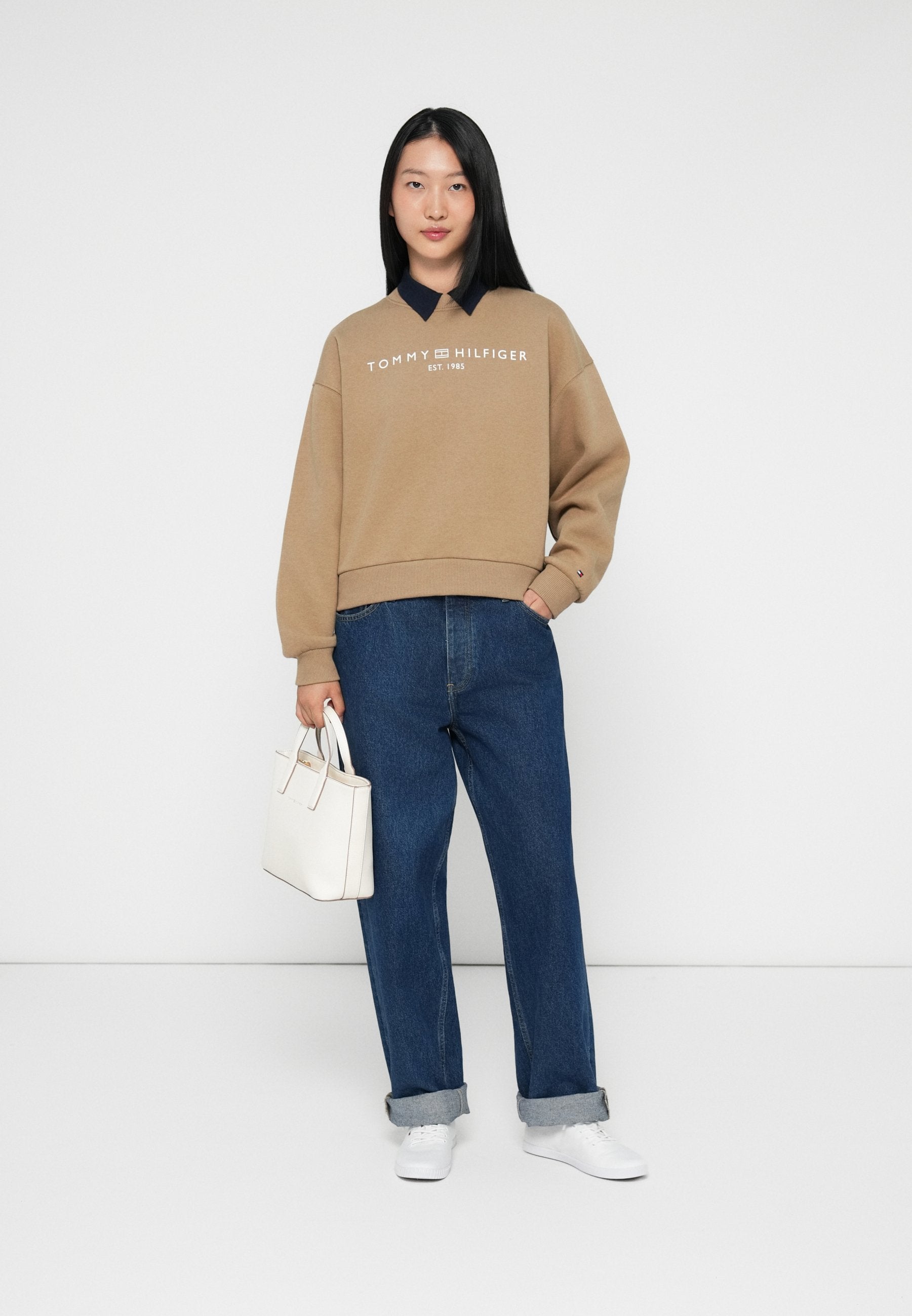 LOGO - Sweatshirt - driftwood taupe