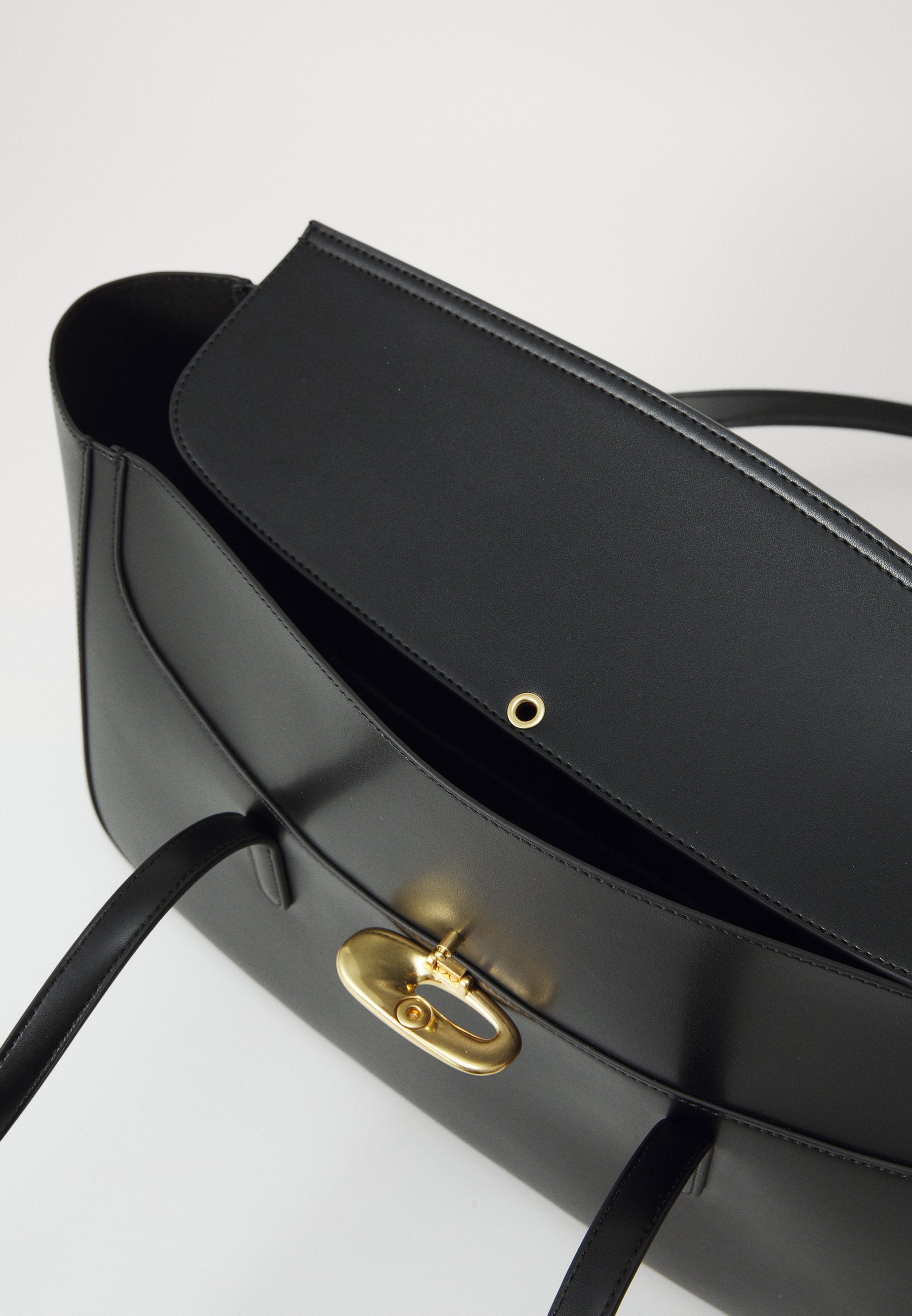 GRAVÉ - Sac à main - noir / doré foncé vieilli