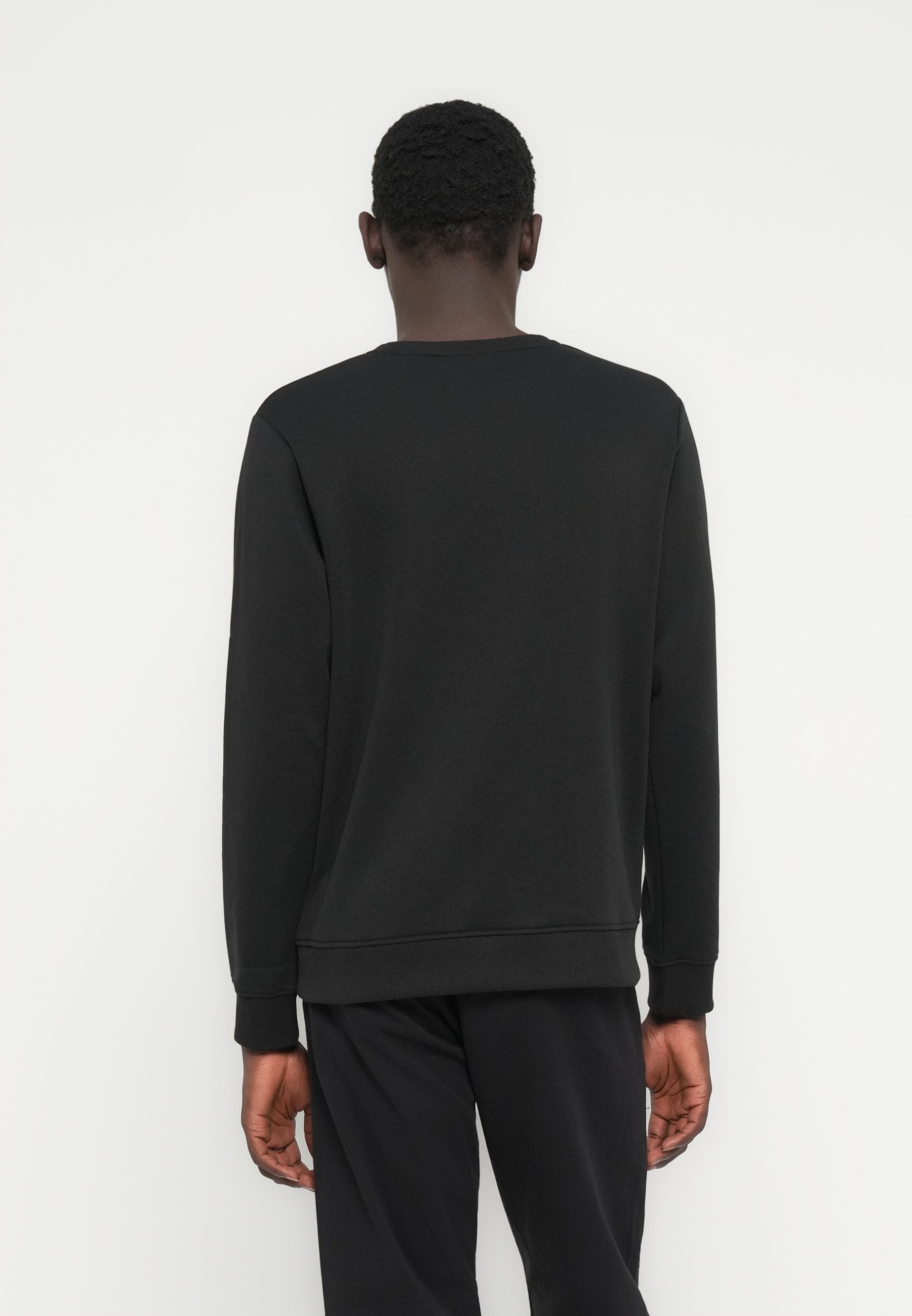 JJBRANDON CREW NECK 2 PACK MP - Sweatshirt - black/white melange