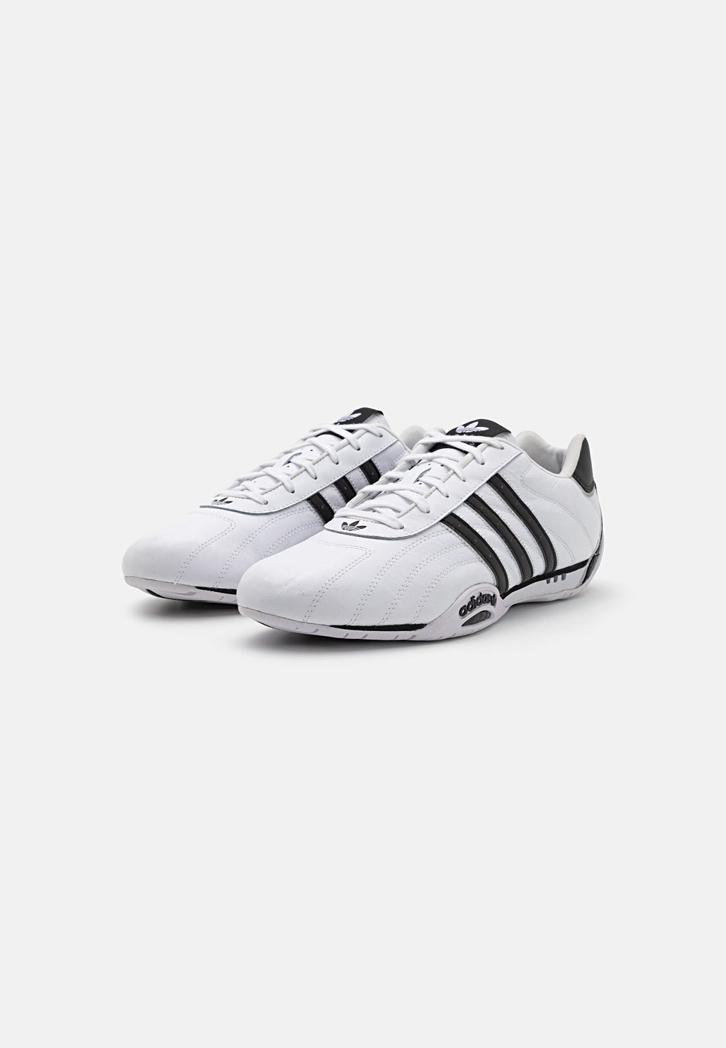 ADIRACER LO UNISEX - Trainers - footwear white/core black/silver metallic
