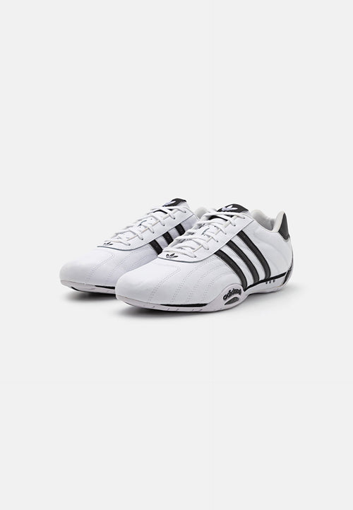 ADIRACER LO UNISEX - Trainers - footwear white/core black/silver metallic
