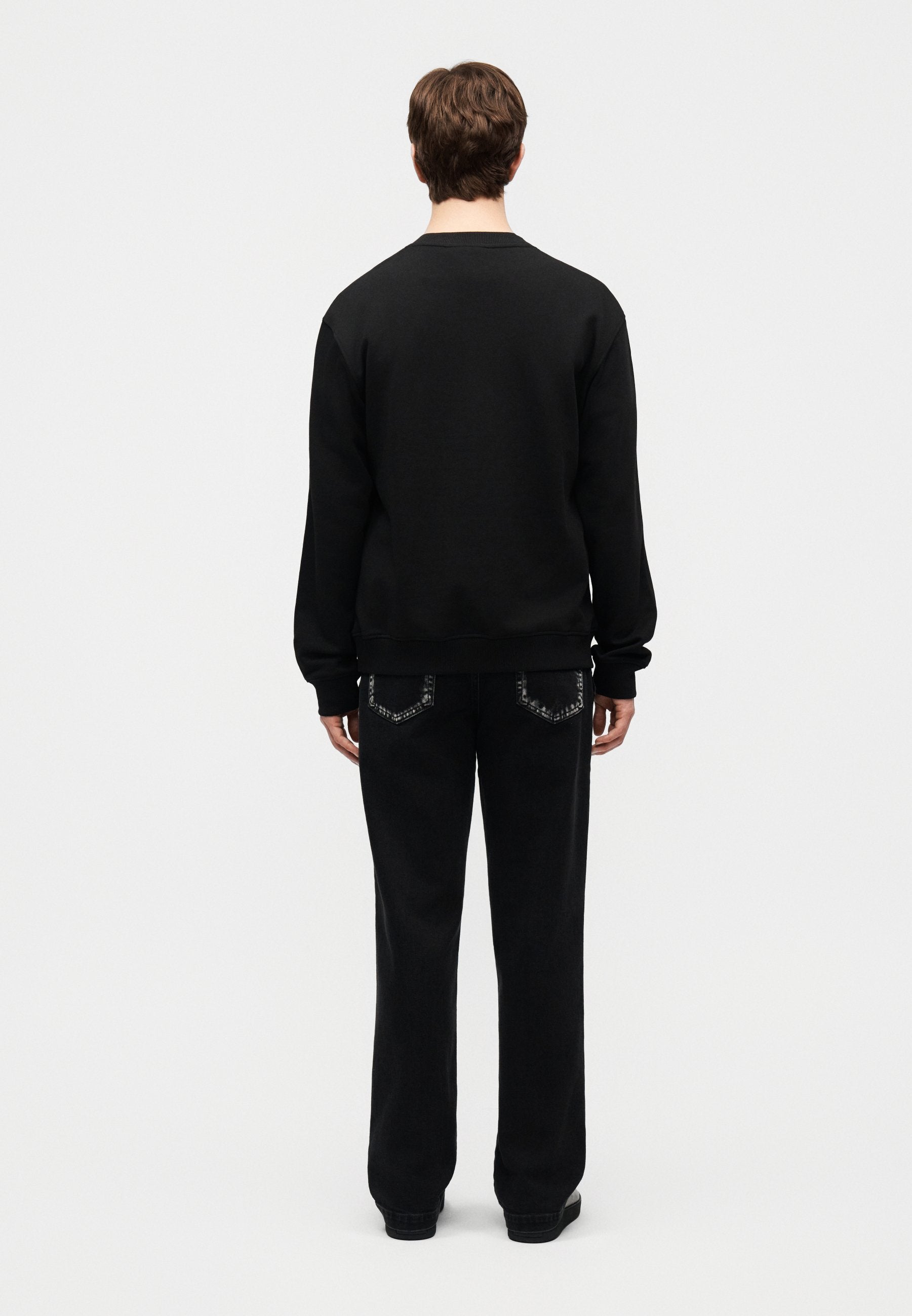 EMBLEM WAVE - Sweat-shirt - noir/doré