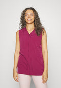 W NK DF BLISS FUTURE FIT VEST - Waistcoat - rosewood
