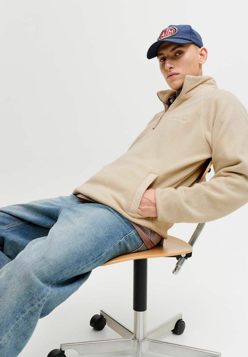 Fleece sweat Fleece sweat - Fleece jumper - oatmeal
