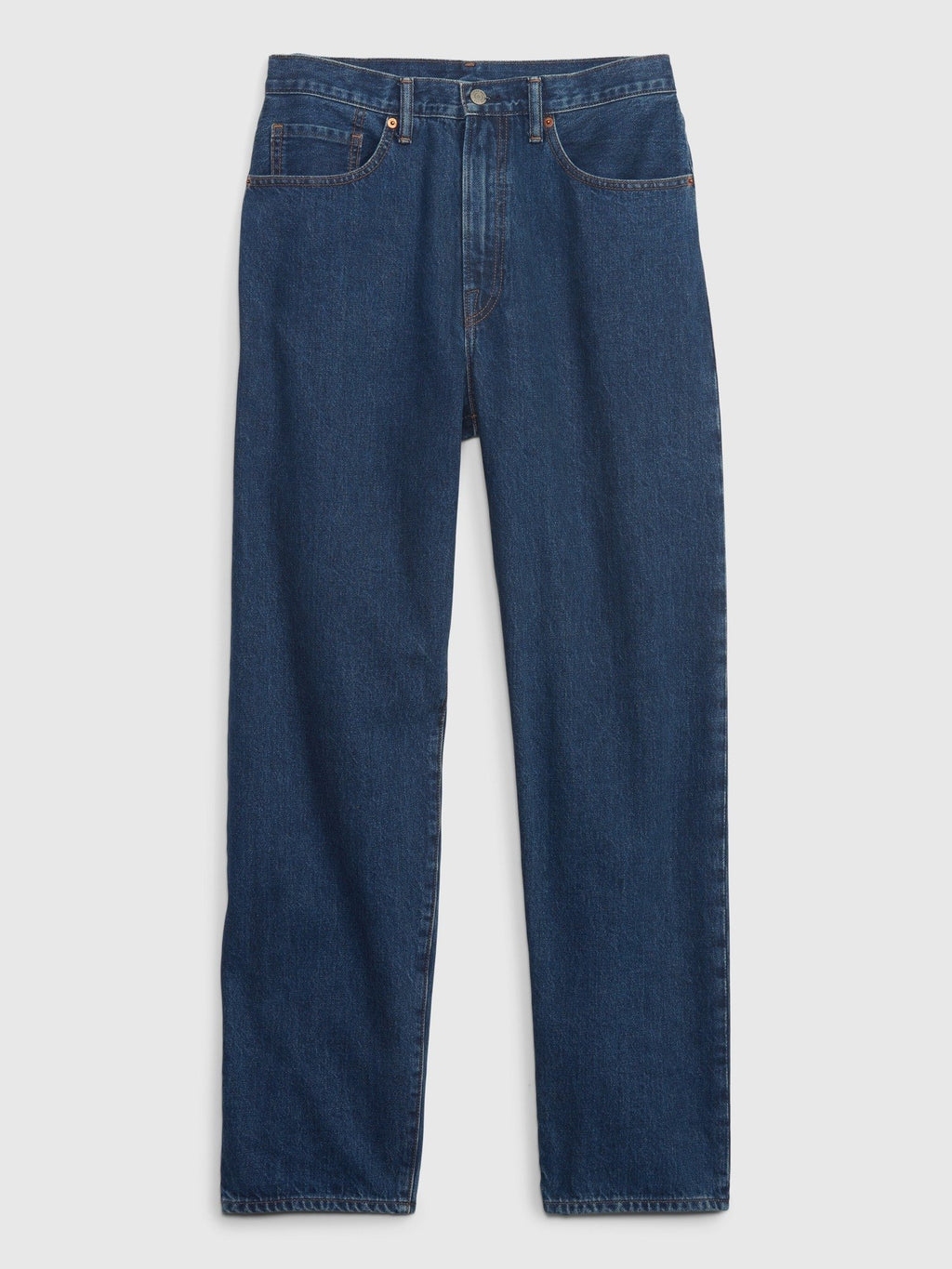 BAGGY FIT RIGID - Straight leg jeans - dark wash