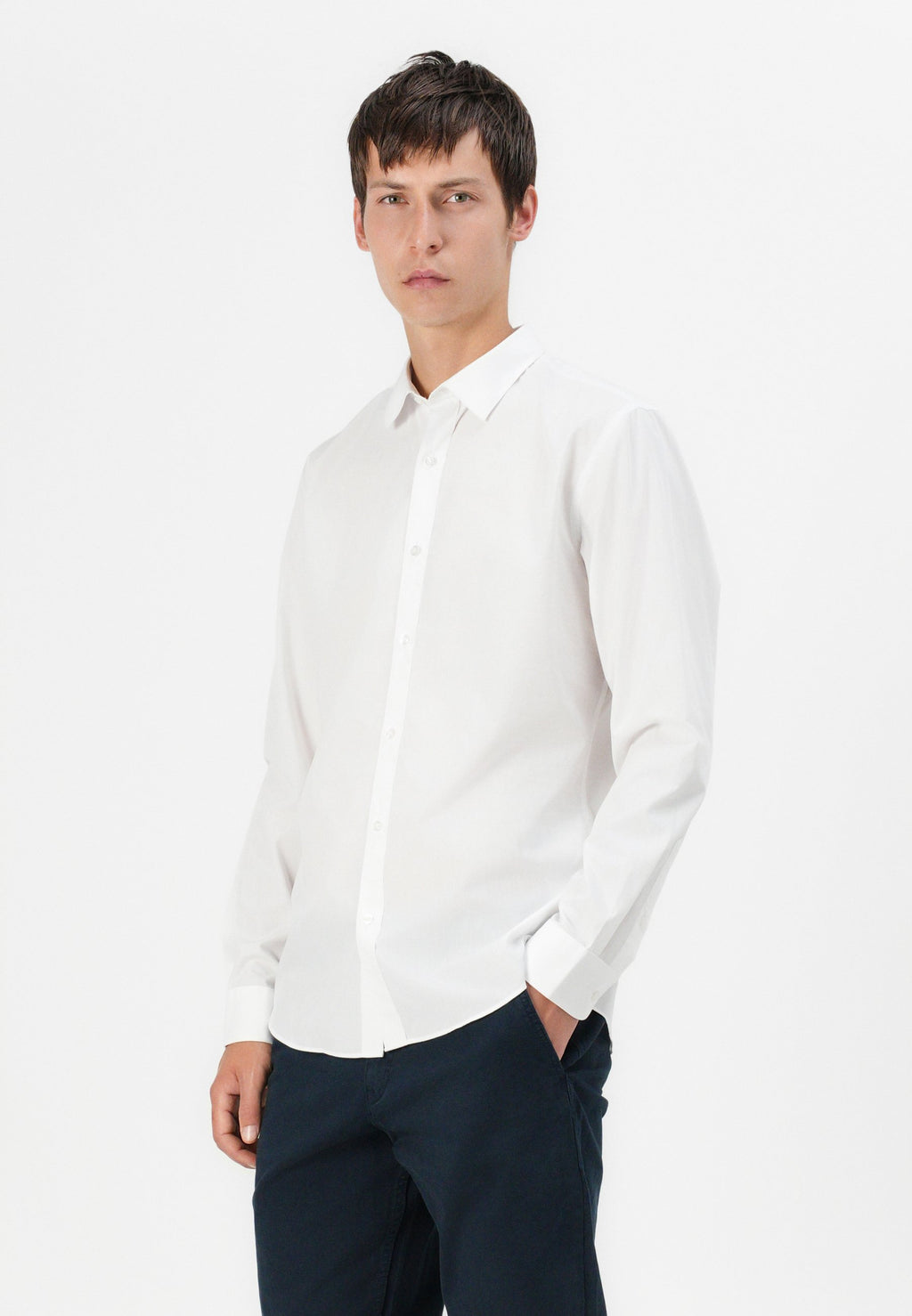 Slim Fit - Shirt - white