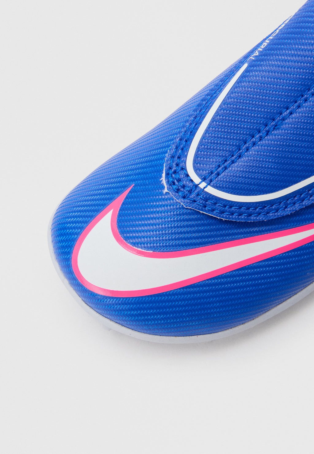 JR MERCURIAL VAPOR 16 CLUB TF PS VELCRO UNISEX - Halı Saha Kramponu - racer blue/white