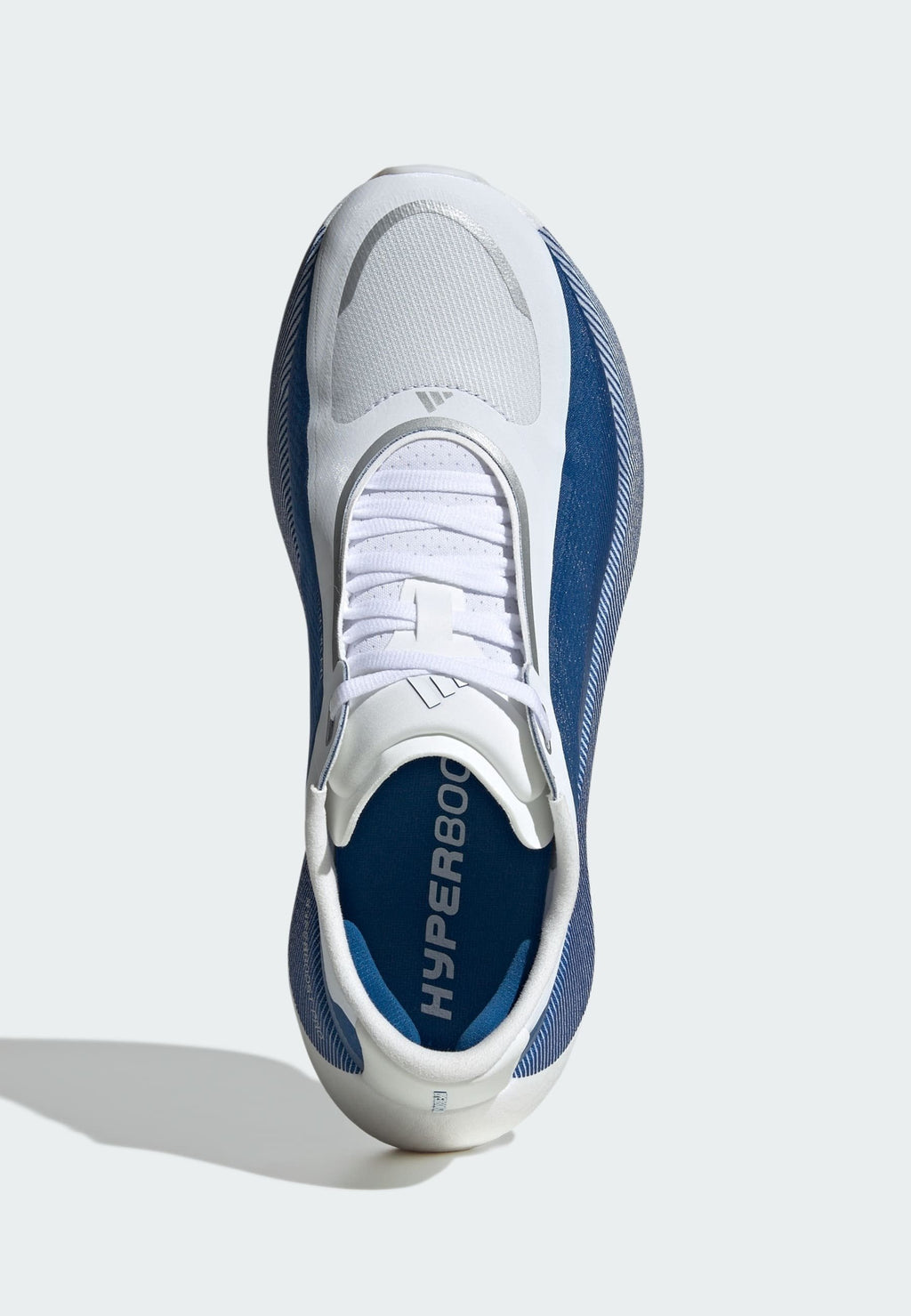 HYPERBOOST EDGE - Road running shoes - cloud white   equipment blue  metalic
