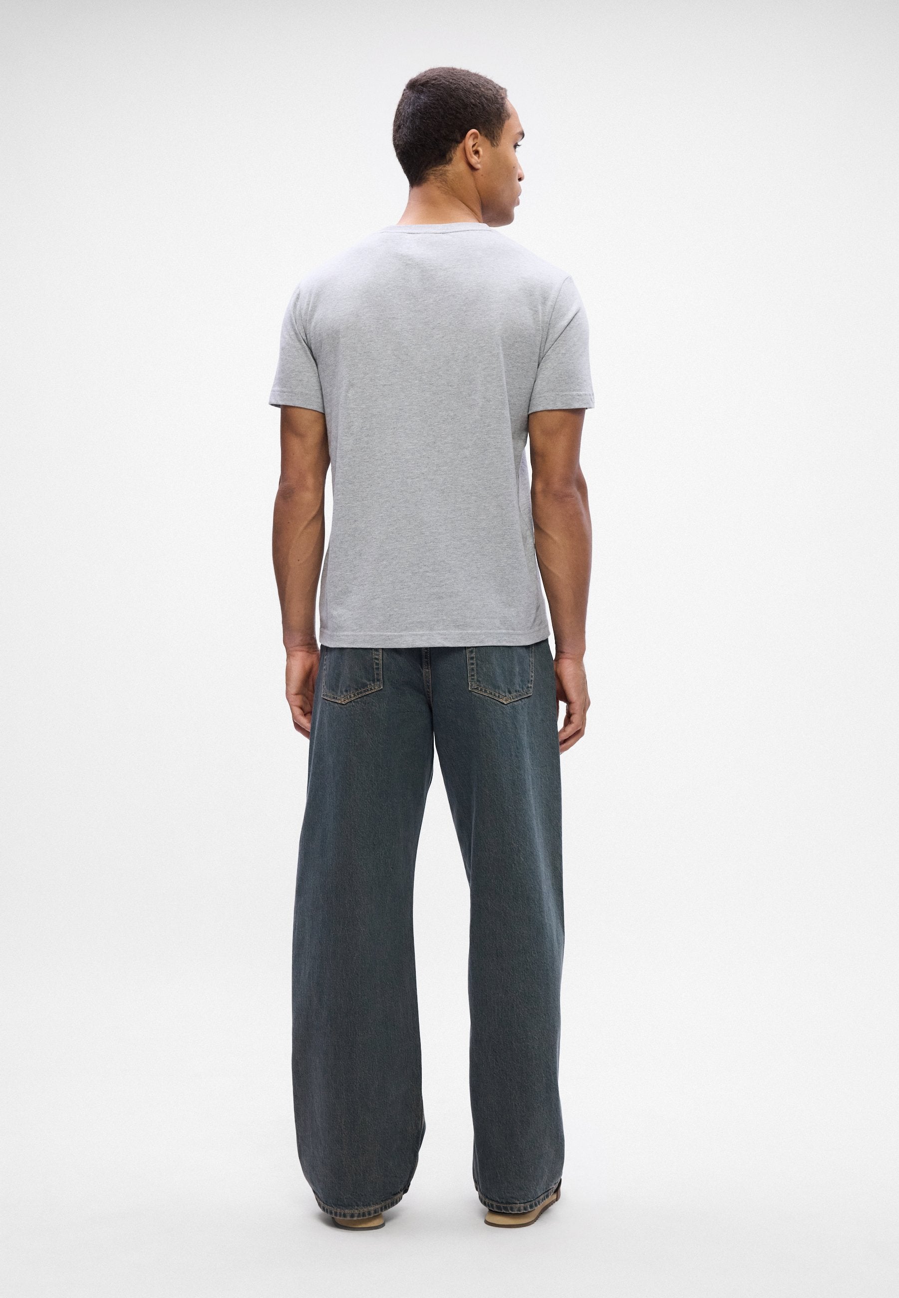 GRAPHIC  - Print T-shirt - grey melange