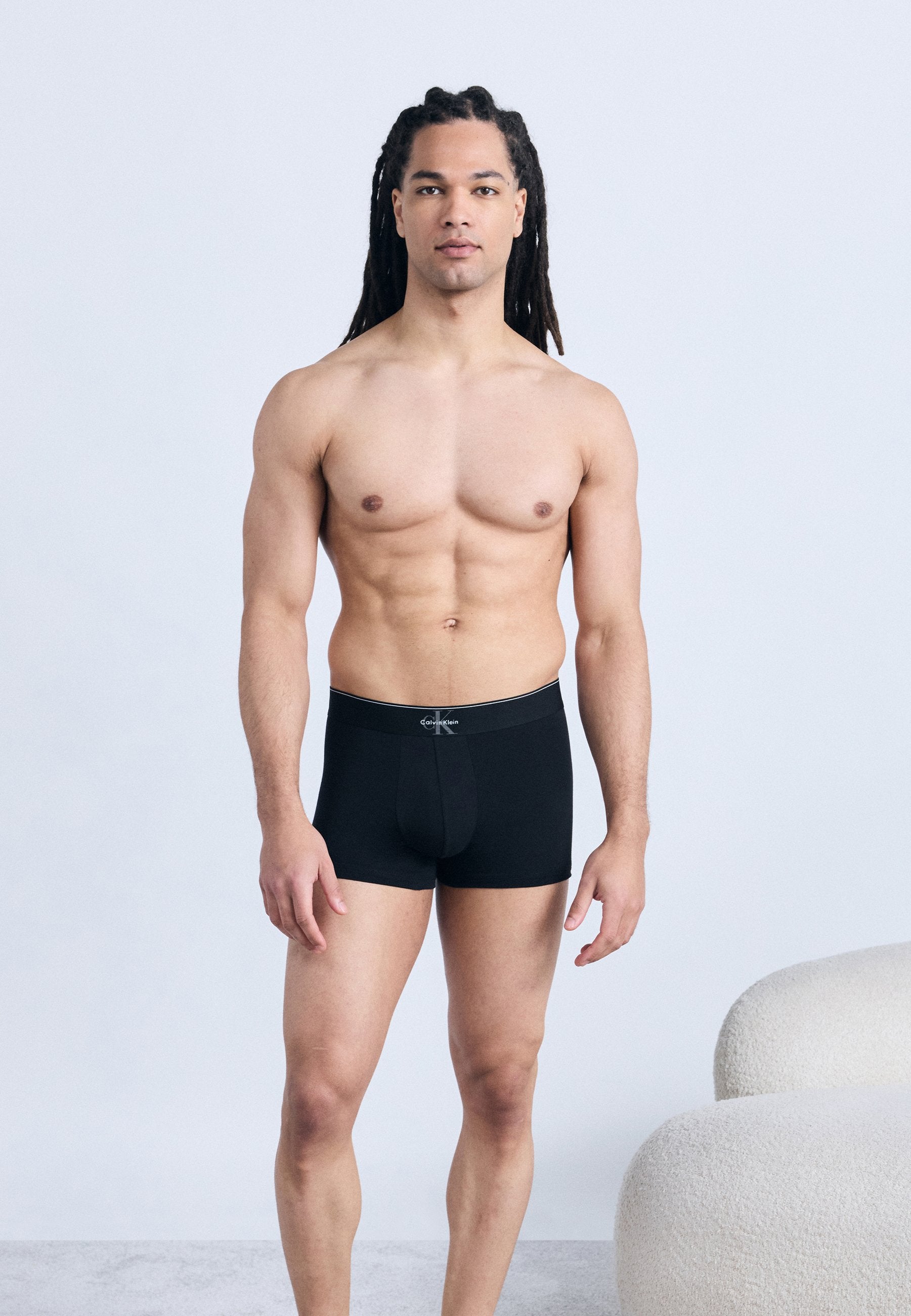 TRUNK CK X COTTON 3 PACK  - Trunks - black