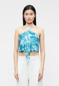 DRAPE - Top - blue atoll