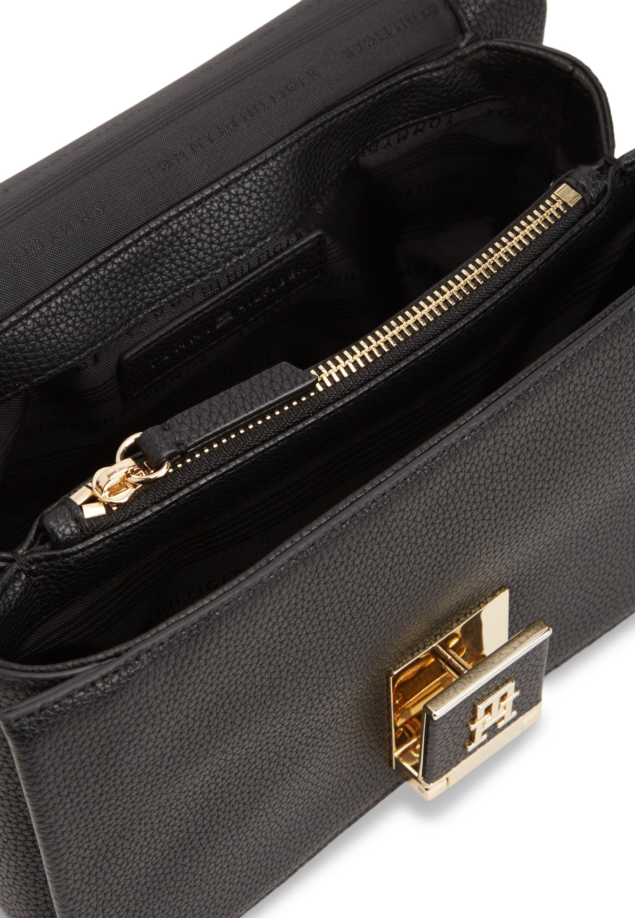 TH HER MED CROSSOVER - Handbag - black