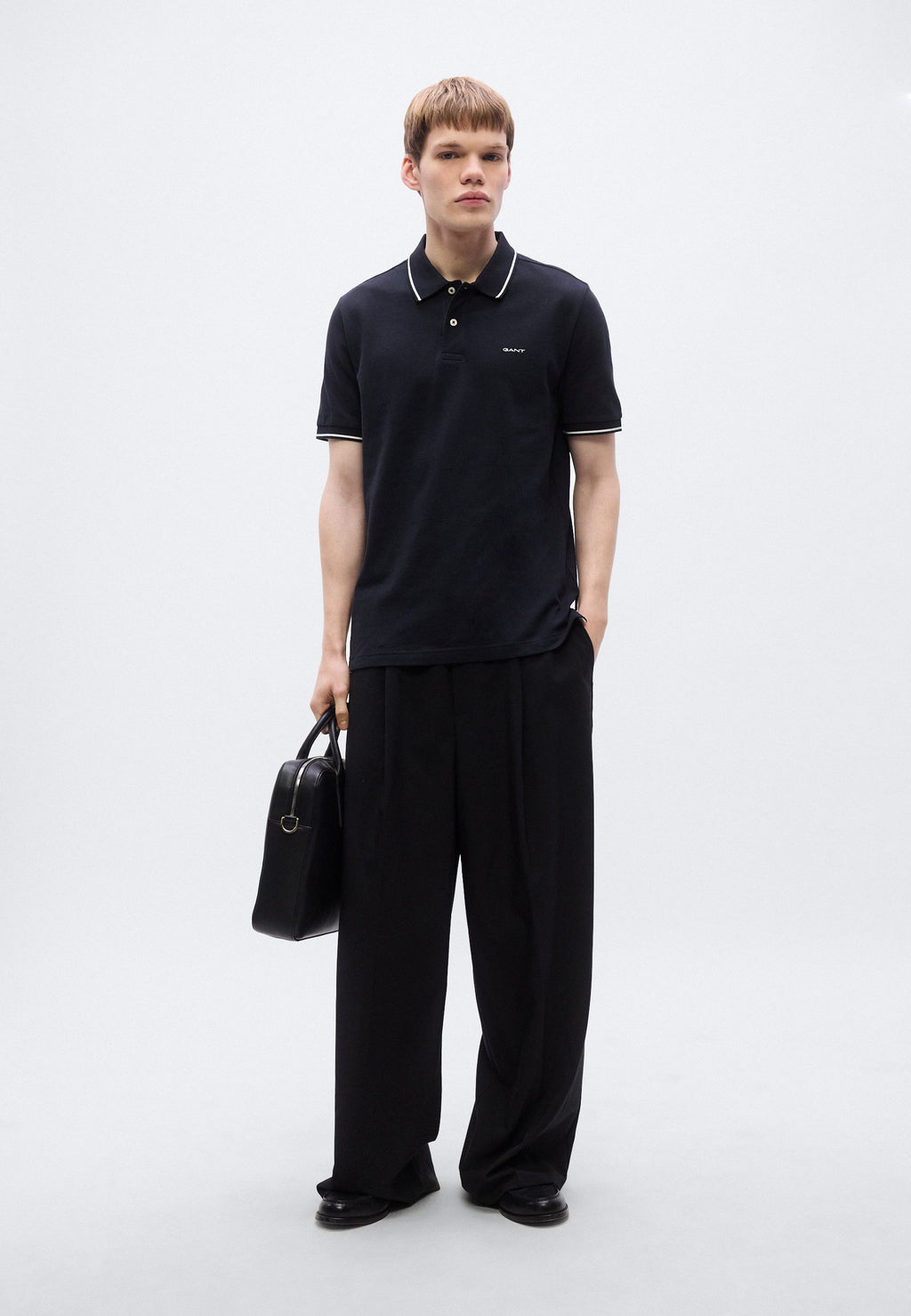 TIPPING - Polo shirt - black