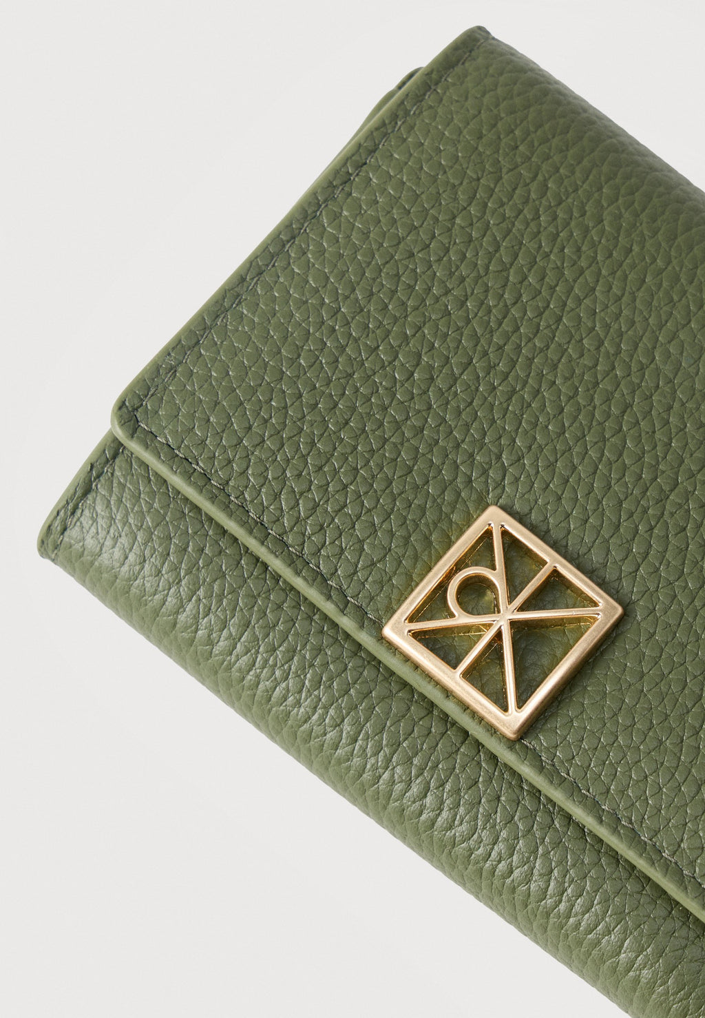 EMBLEM ZIP - Wallet - olive