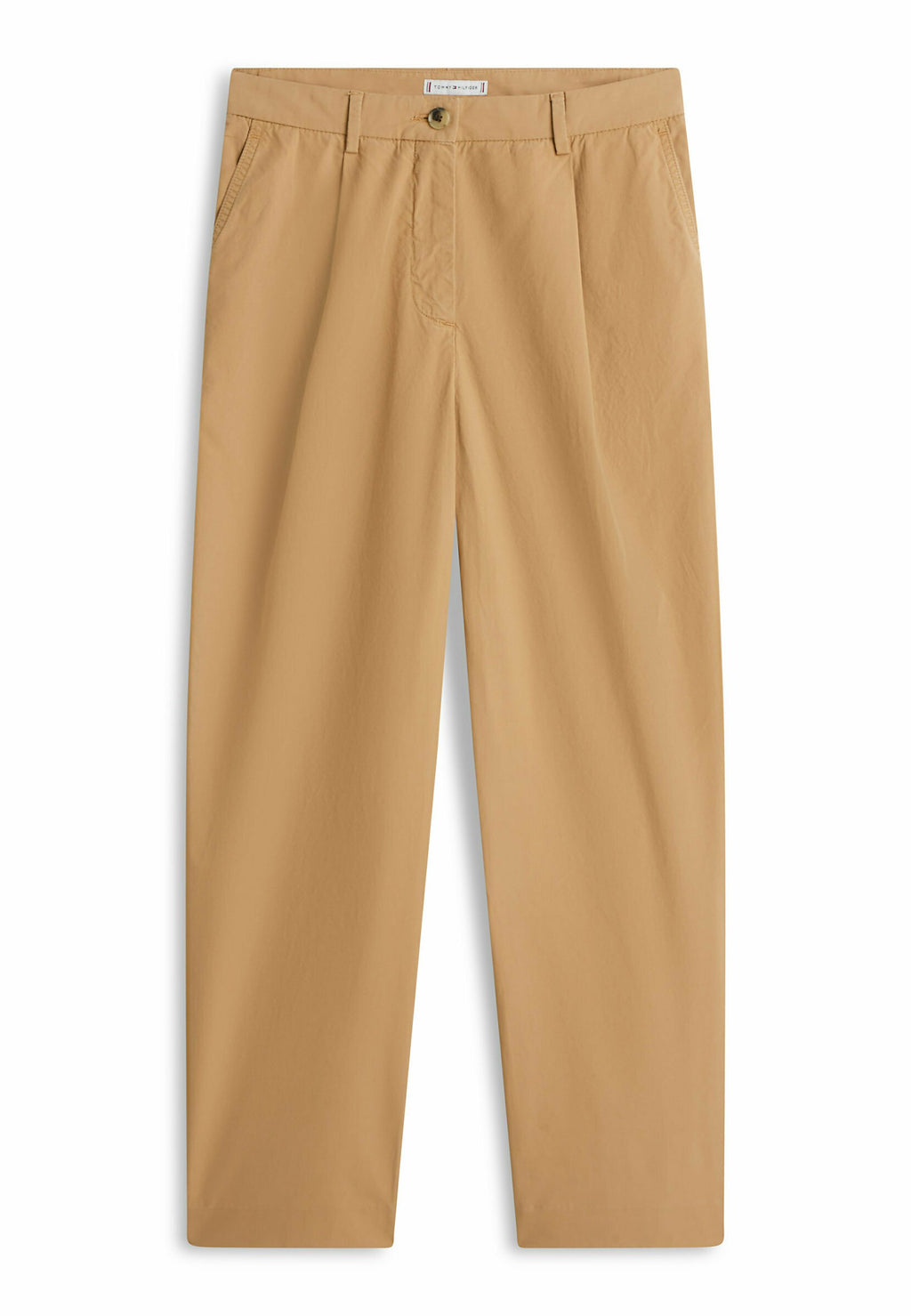 WASHED WIDE LEG TROUSERS - Trousers - bronze twist