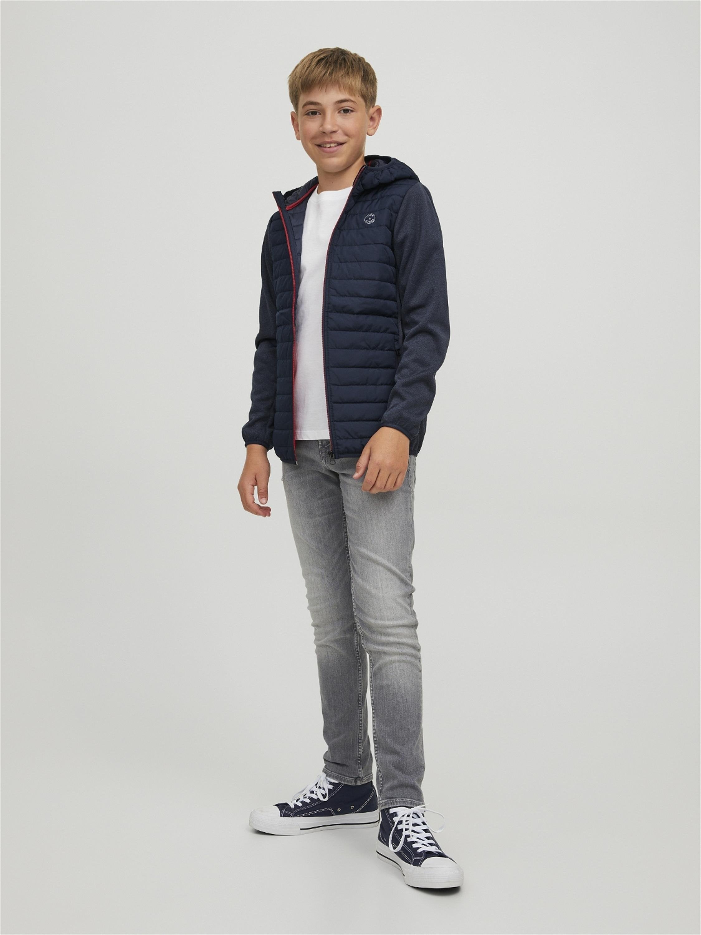 JJEMULTI QUILTED JACKET - Light jacket - navy blazer