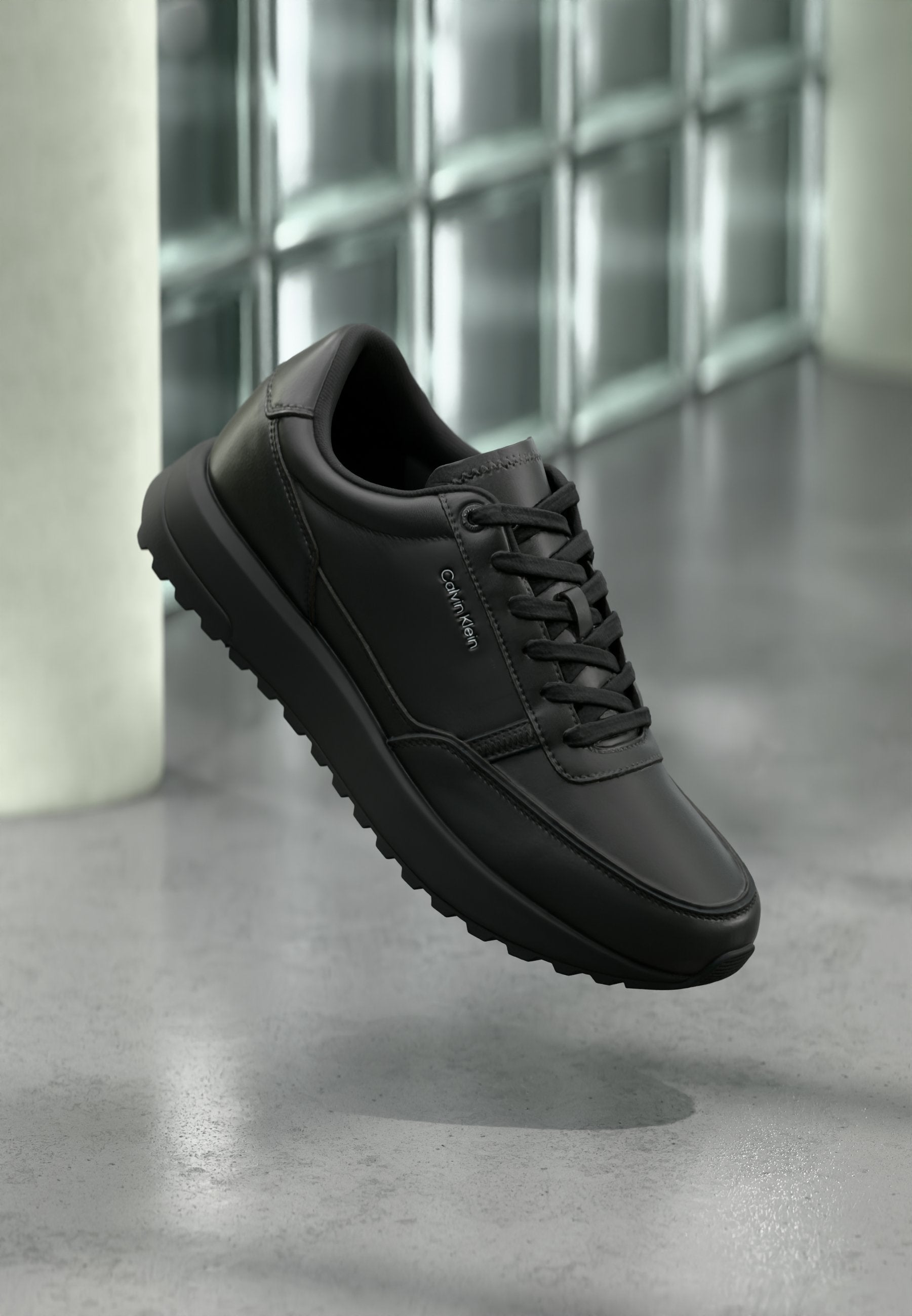 CITY RUNNER LACEUP - Baskets basses - triple black