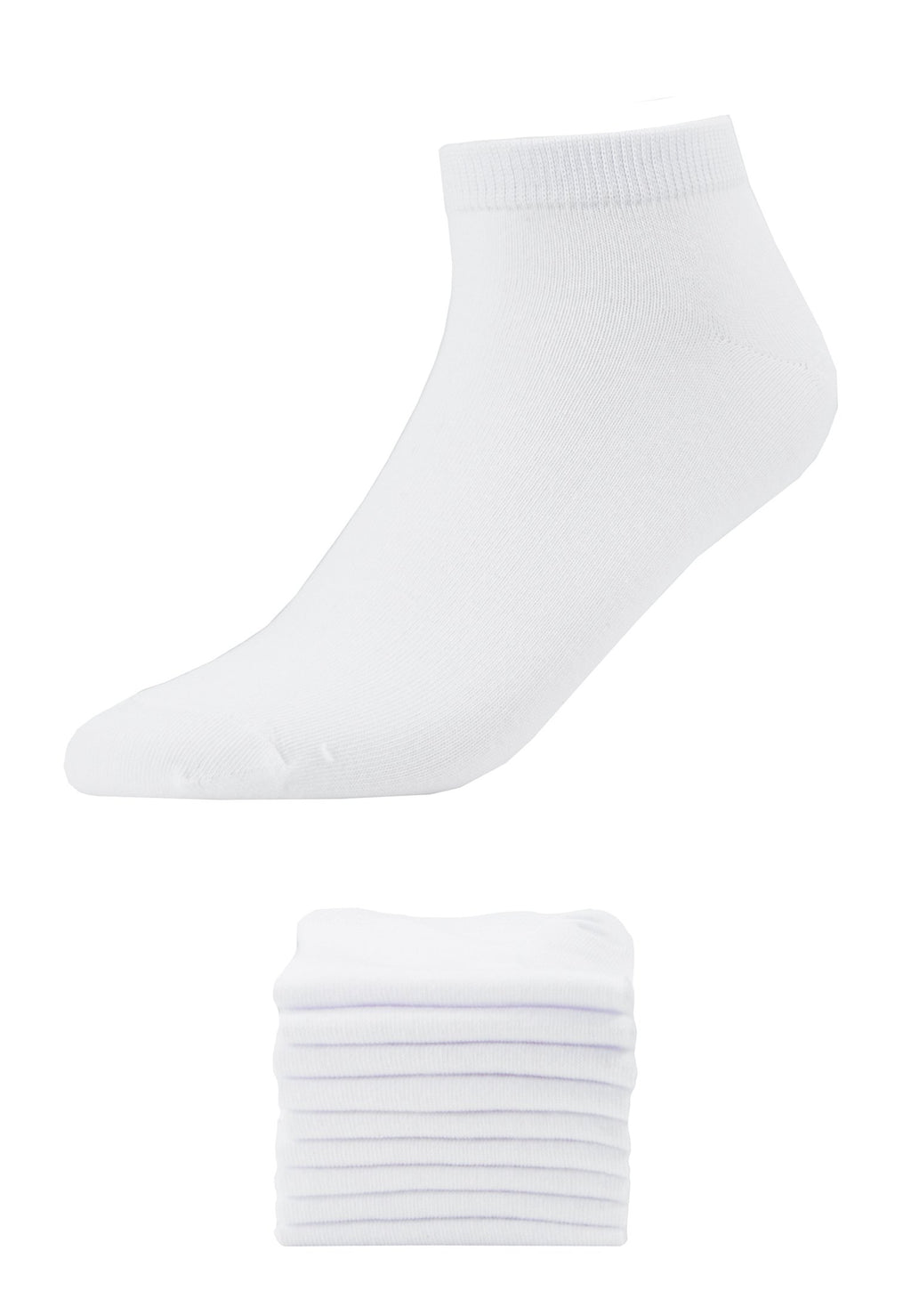 JACDONGO SOCKS 10 PACK - Socks - white