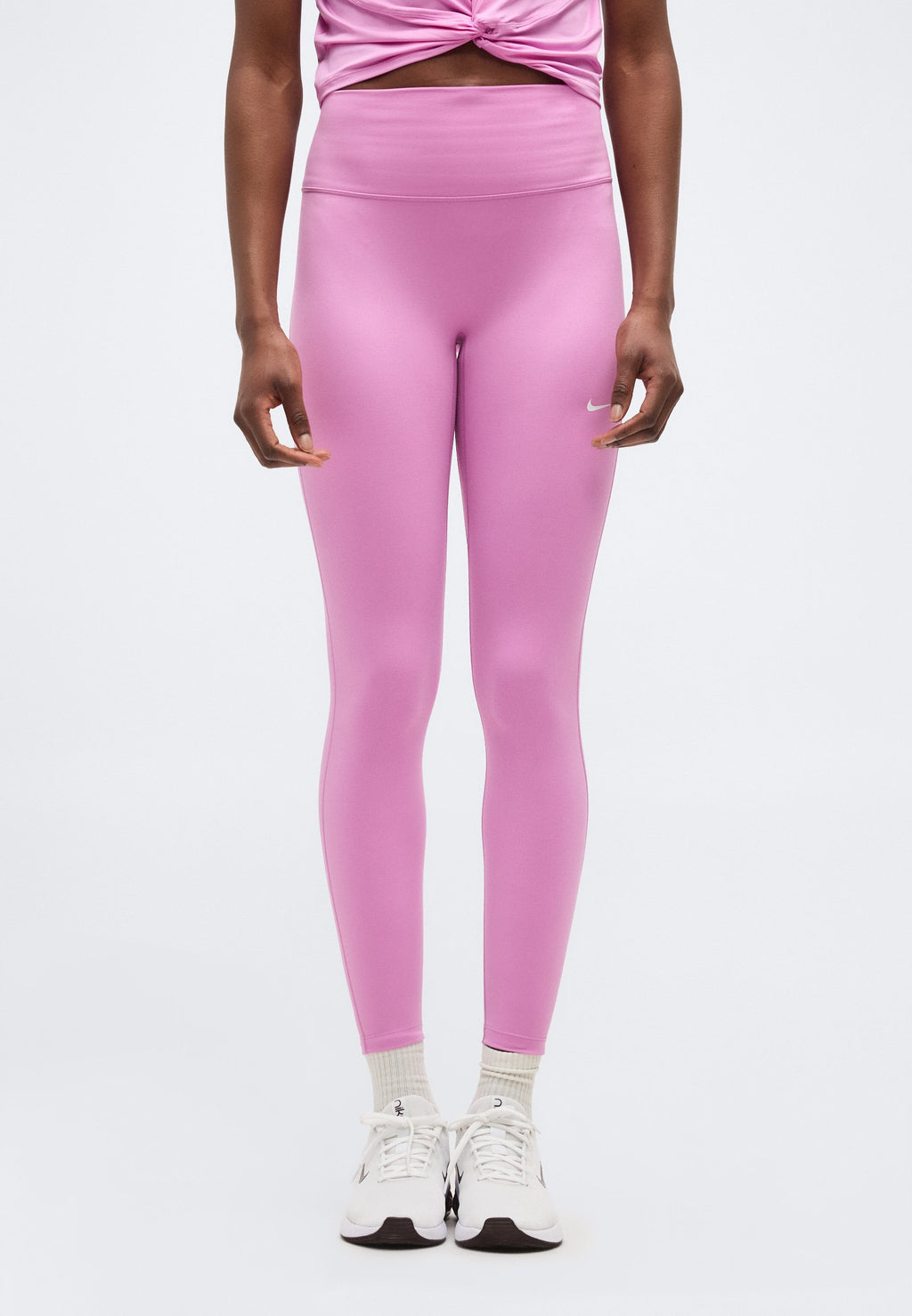ONE TIGHT - Leggings - light magenta/white