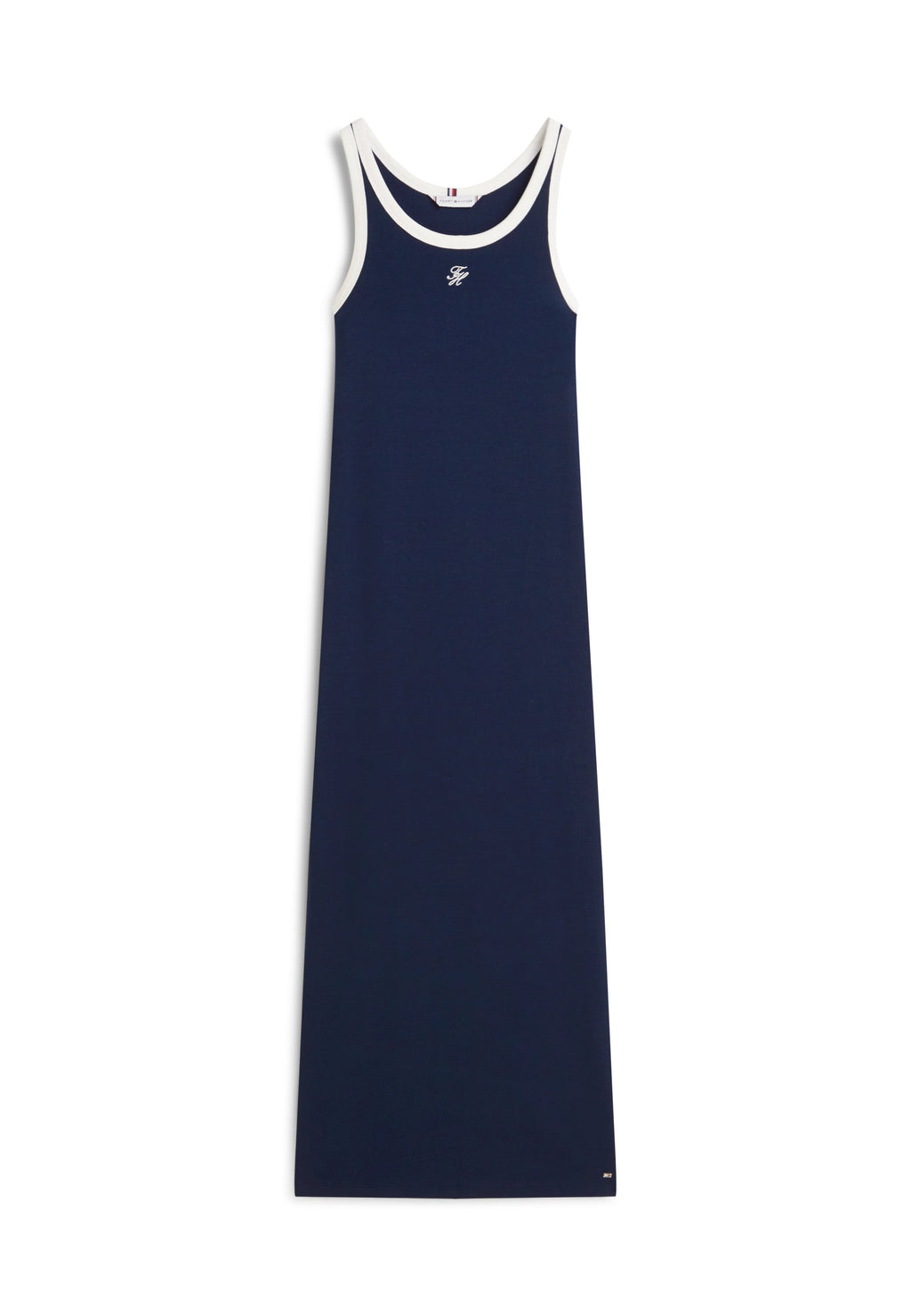 CONTRAST TRIM SLIM MIDI BODYCON DRESS - Jersey dress - dark night navy