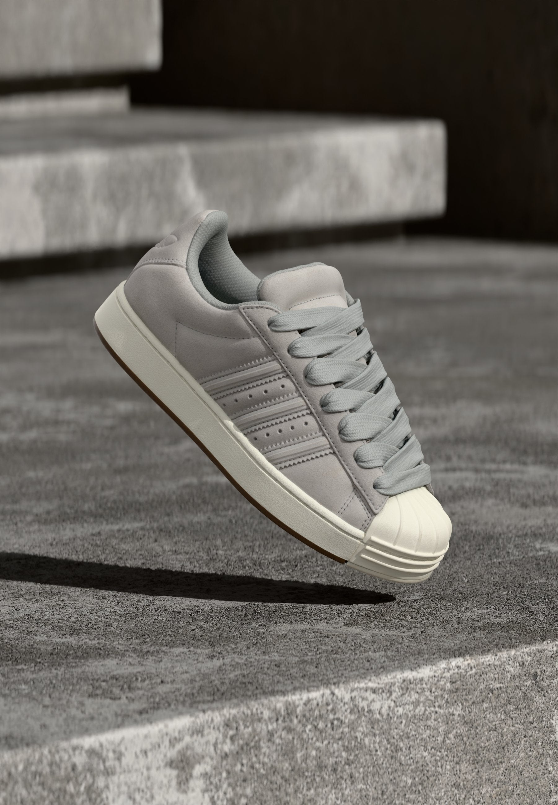 SUPERSTAR ST - Skate shoes - grey two/core white