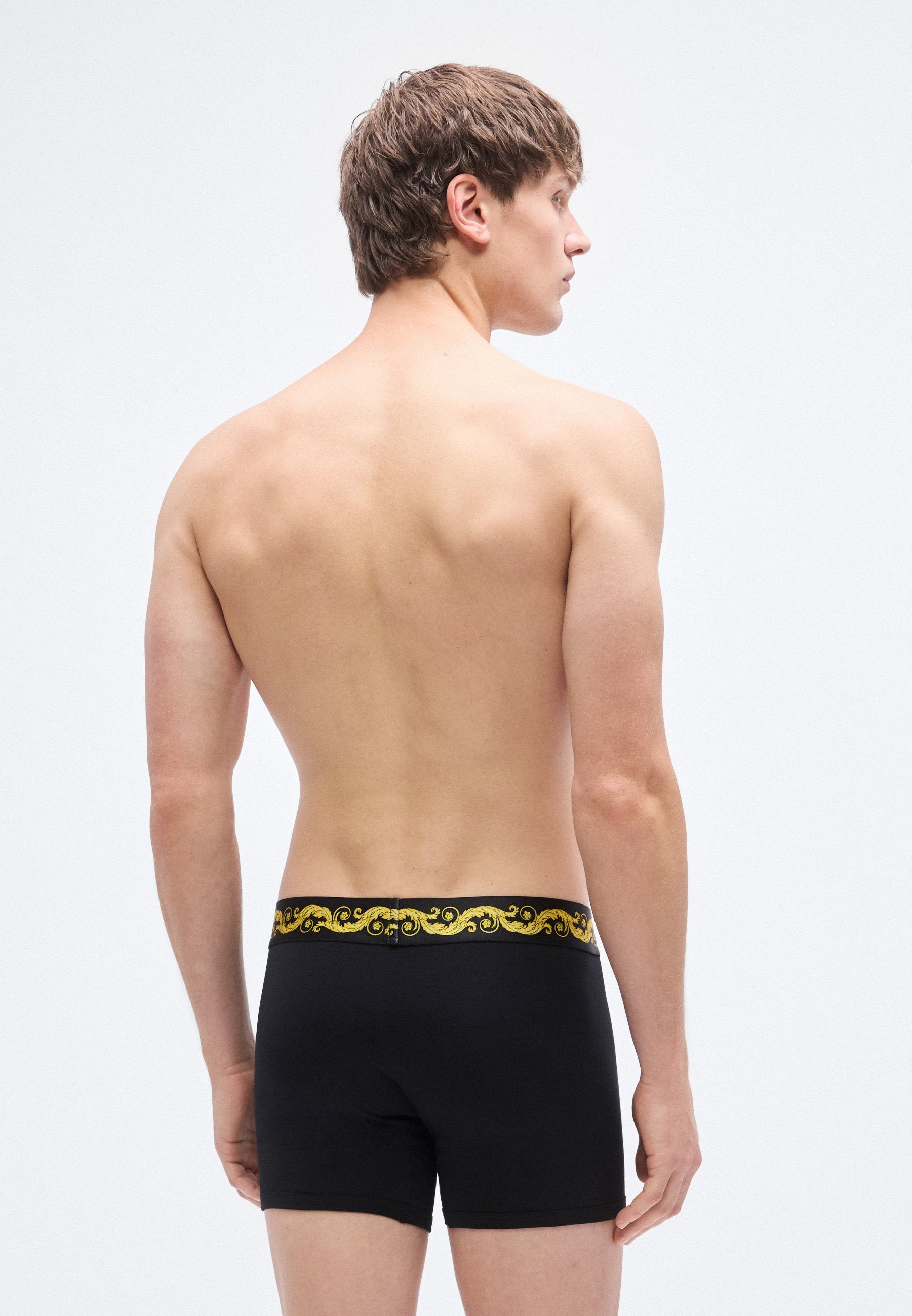 TRUNK PRINTED - Trunks - black/gold-coloured