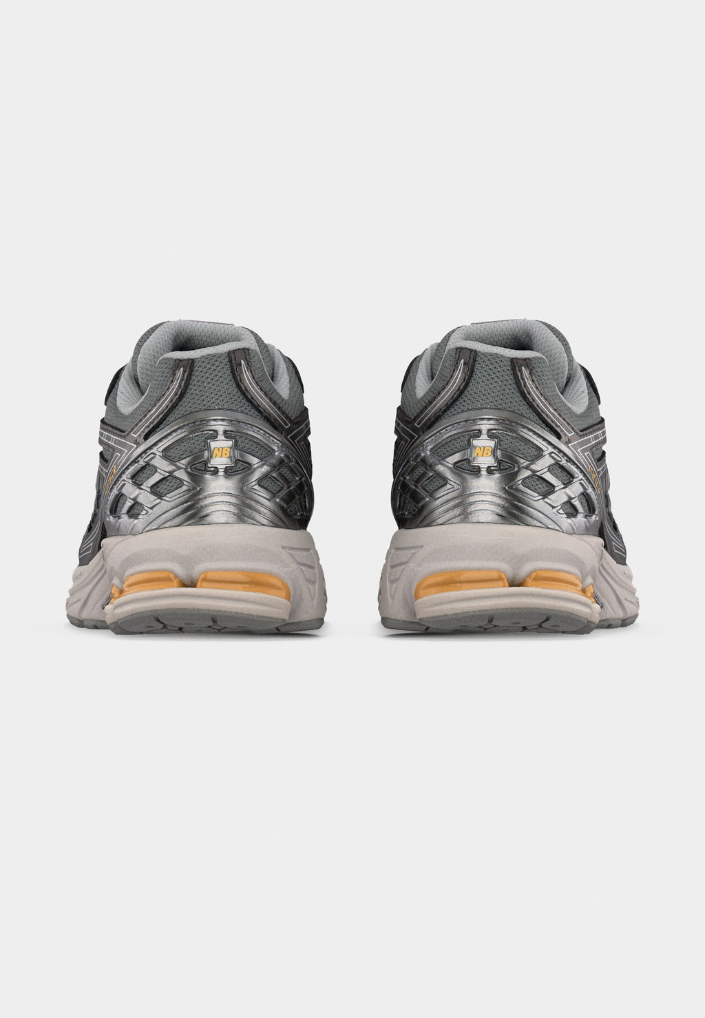 1906 UNISEX - Trainers - dark silver-coloured metallic/white
