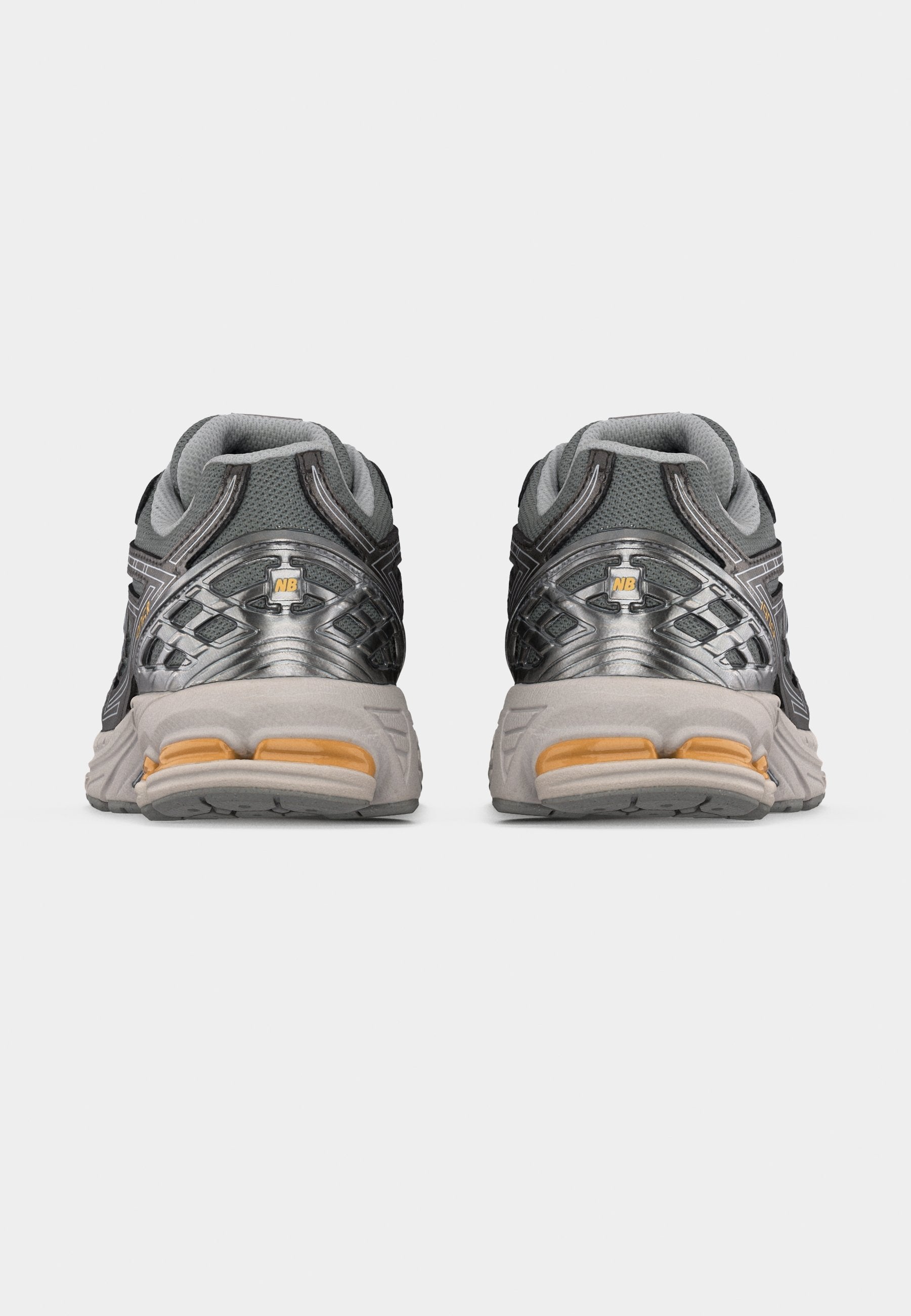1906 UNISEX - Trainers - dark silver-coloured metallic/white