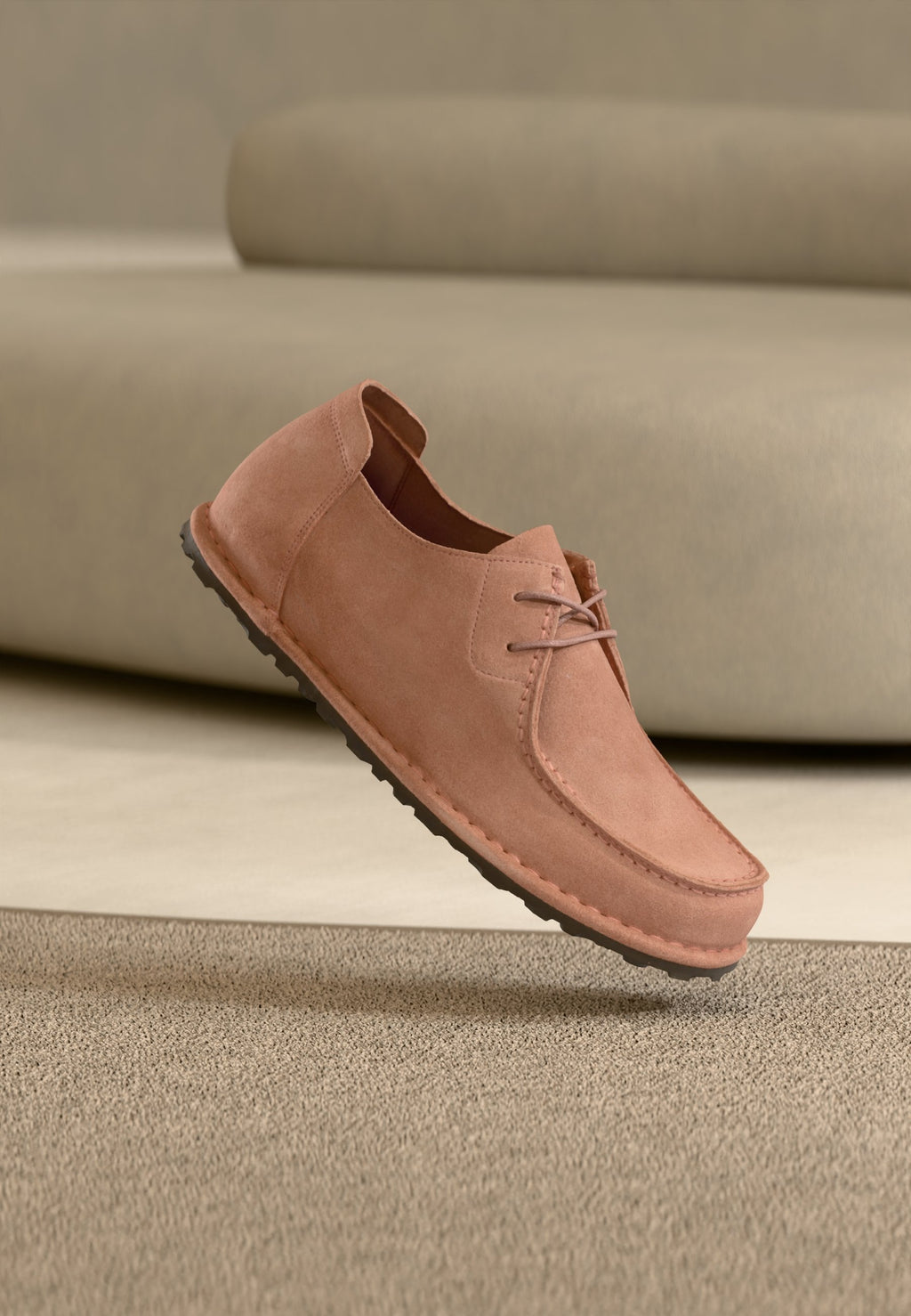 UTTI LACE LEVE PINK CLAYS NARROW - Chaussures à lacets décontractées - argile rose