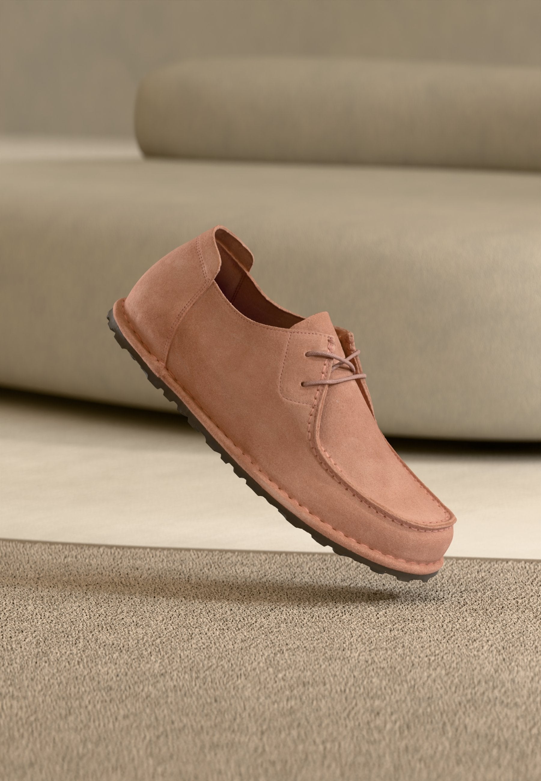 UTTI LACE LEVE PINK CLAYS NARROW - Chaussures à lacets décontractées - argile rose
