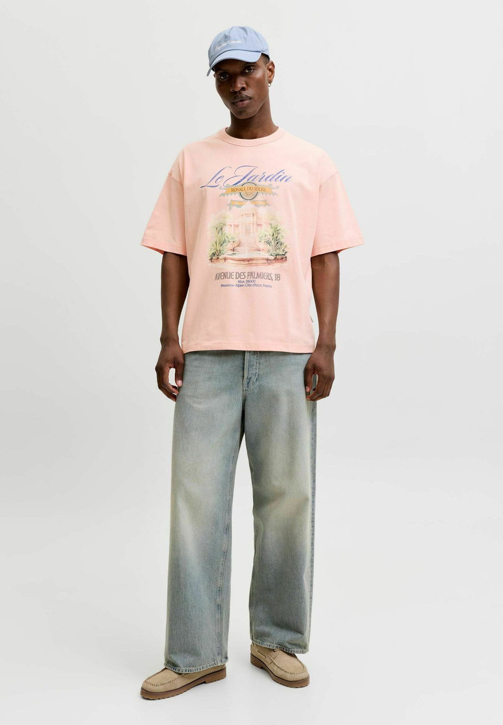 T- - Print T-shirt - peach melba